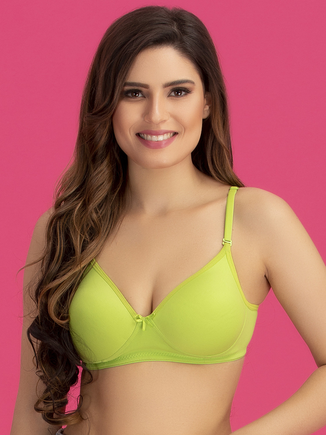 Clovia Cotton Rich Padded Non-Wired Multiway T-Shirt Push-Up Bra Women Full Coverage Lightly Padded Bra