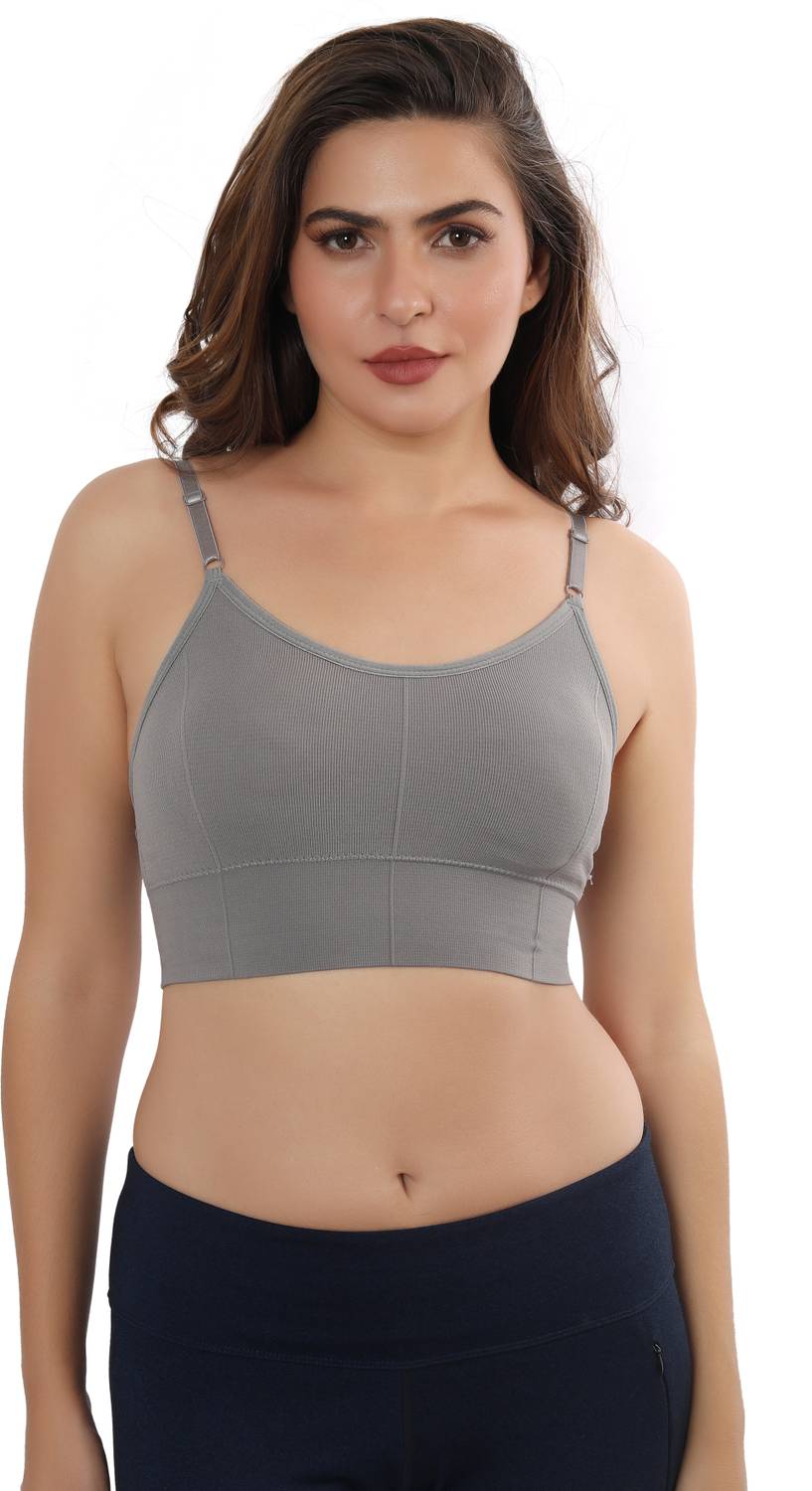 Bella Voste Cotton Sports Bra for Yoga, Sports, Gym & Workout Women T-Shirt Lightly Padded Bra