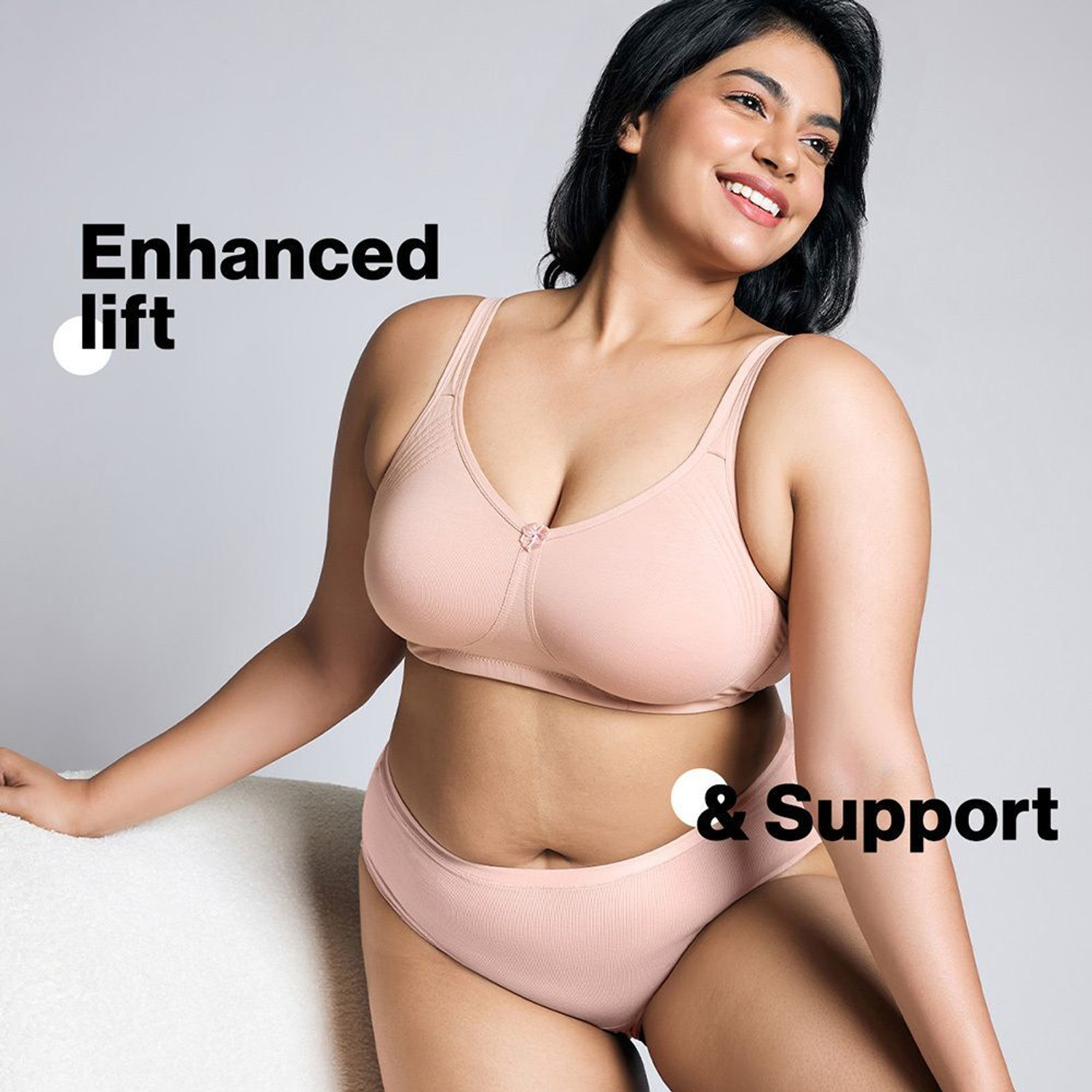 Image of Nykd Encircled with Love Everyday Cotton Bra-Non Padded,Wirefree,Full Coverage-NYB169 Women Everyday Non Padded Bra