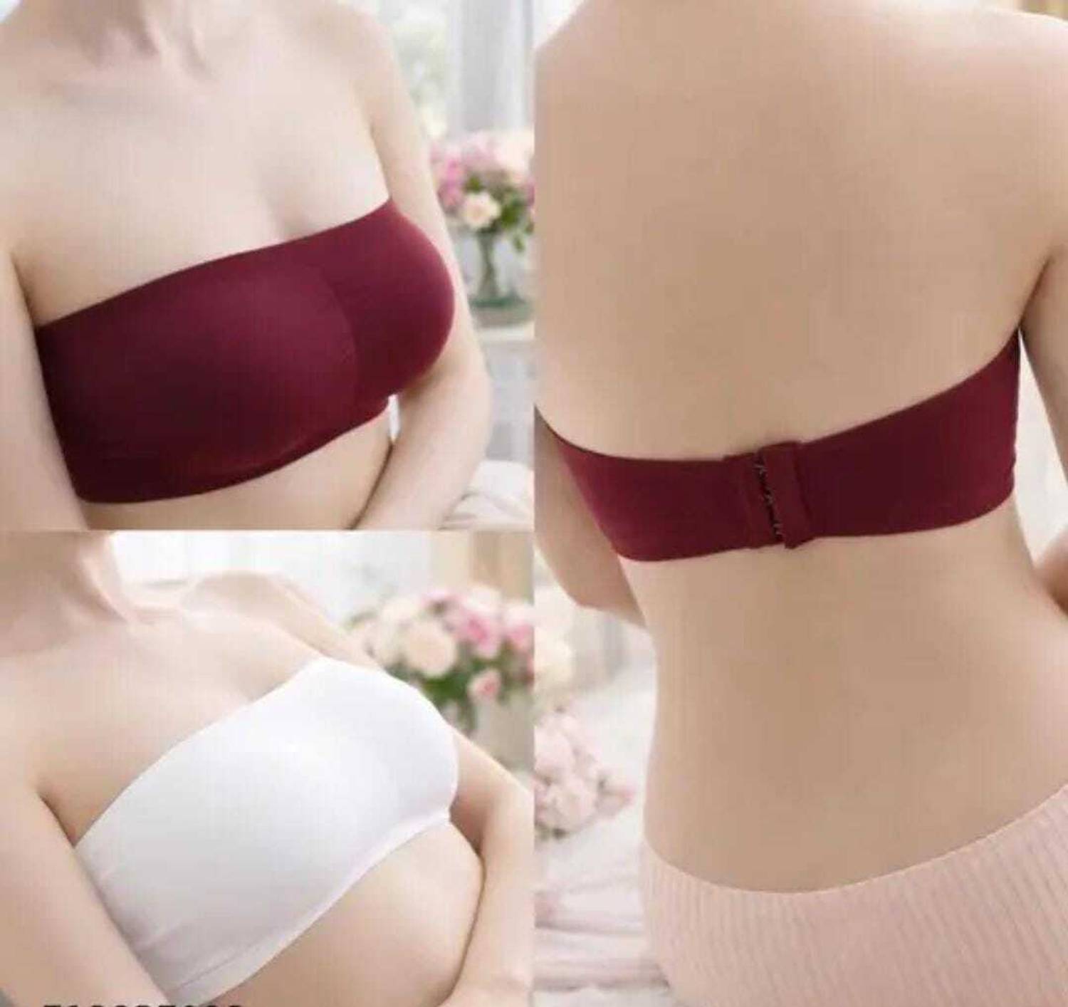 BKSAICOLLECTION SPORTS BRA Women Bandeau/Tube Lightly Padded Bra