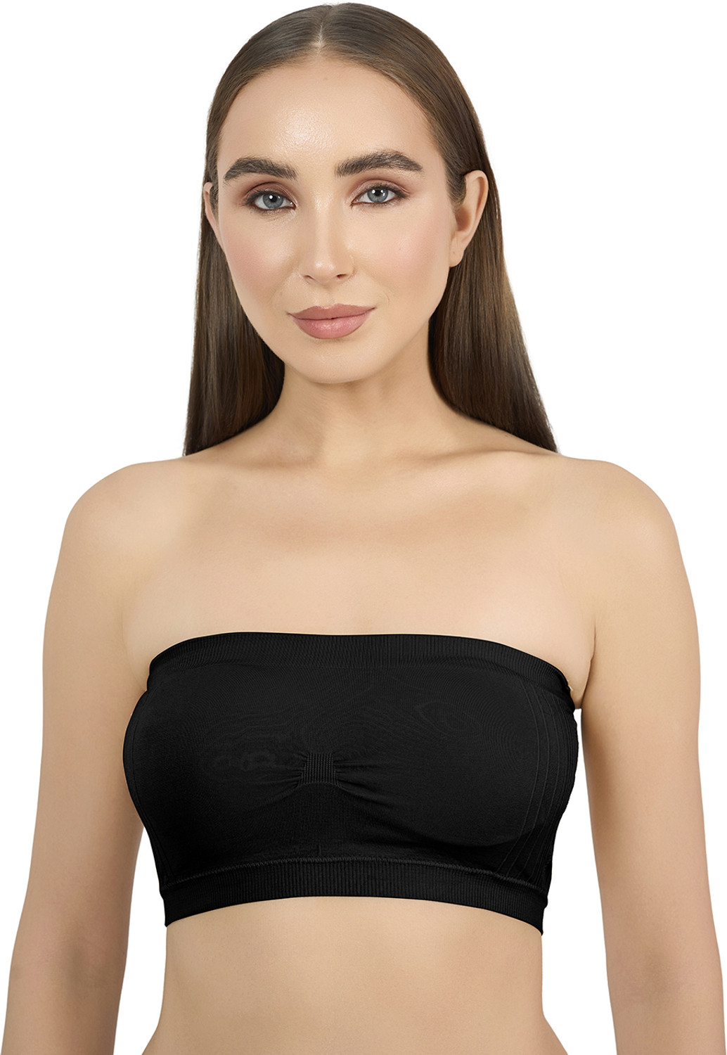 Image of Winged Peach Women Bandeau /Tube Lightly Padded Bra