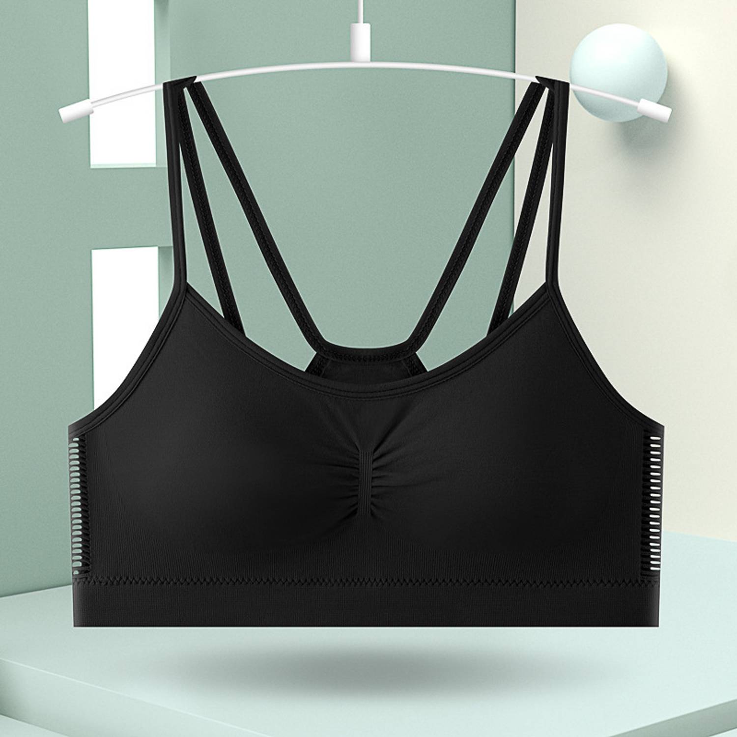 BEYONDIMAGINE Women Bralette Lightly Padded Bra