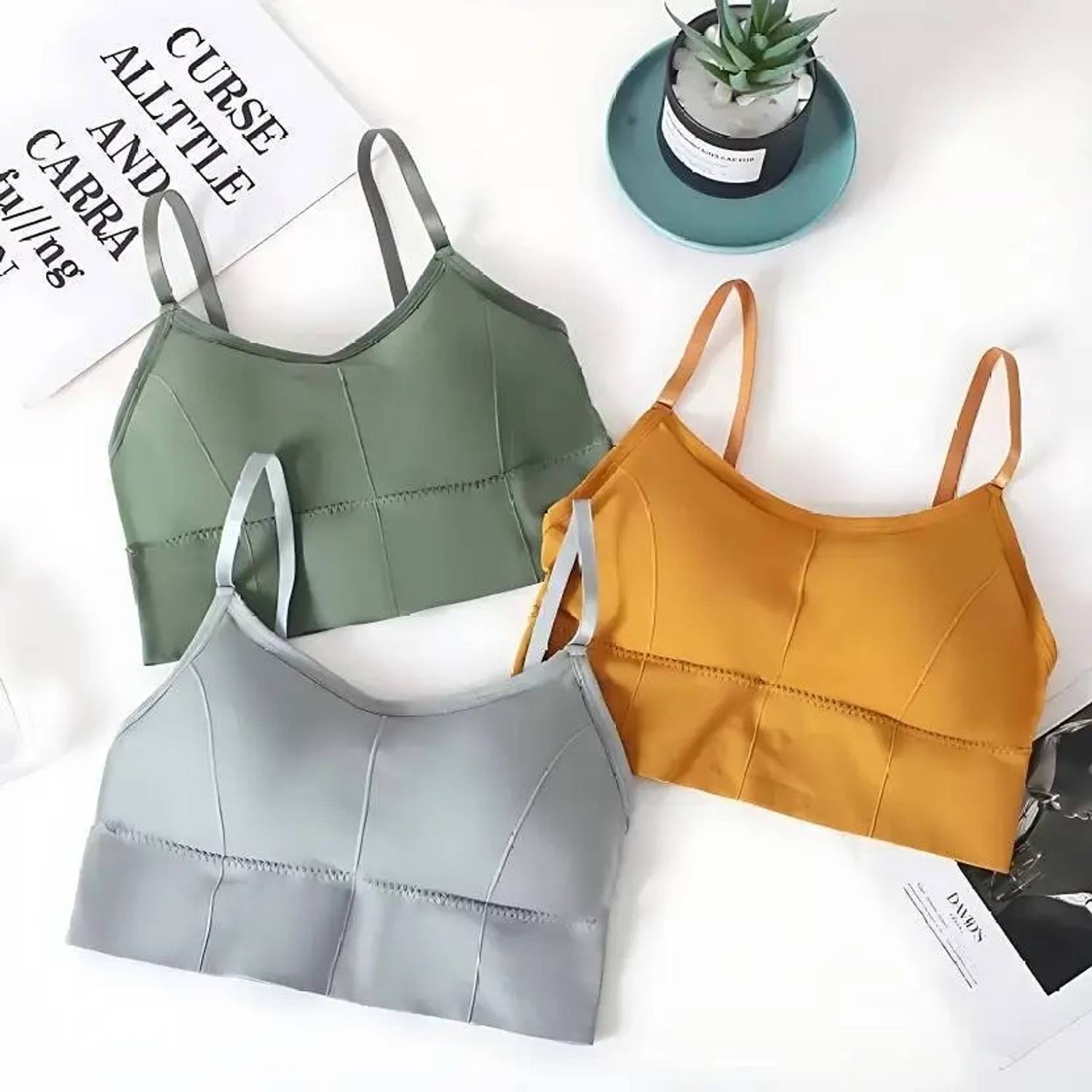 CALBONE Unique Design Women Everyday Lightly Padded Bra