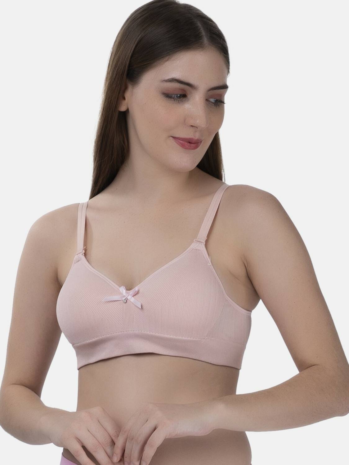 Piftif Padded Seamless soft fabric Women Push-up Lightly Padded Bra
