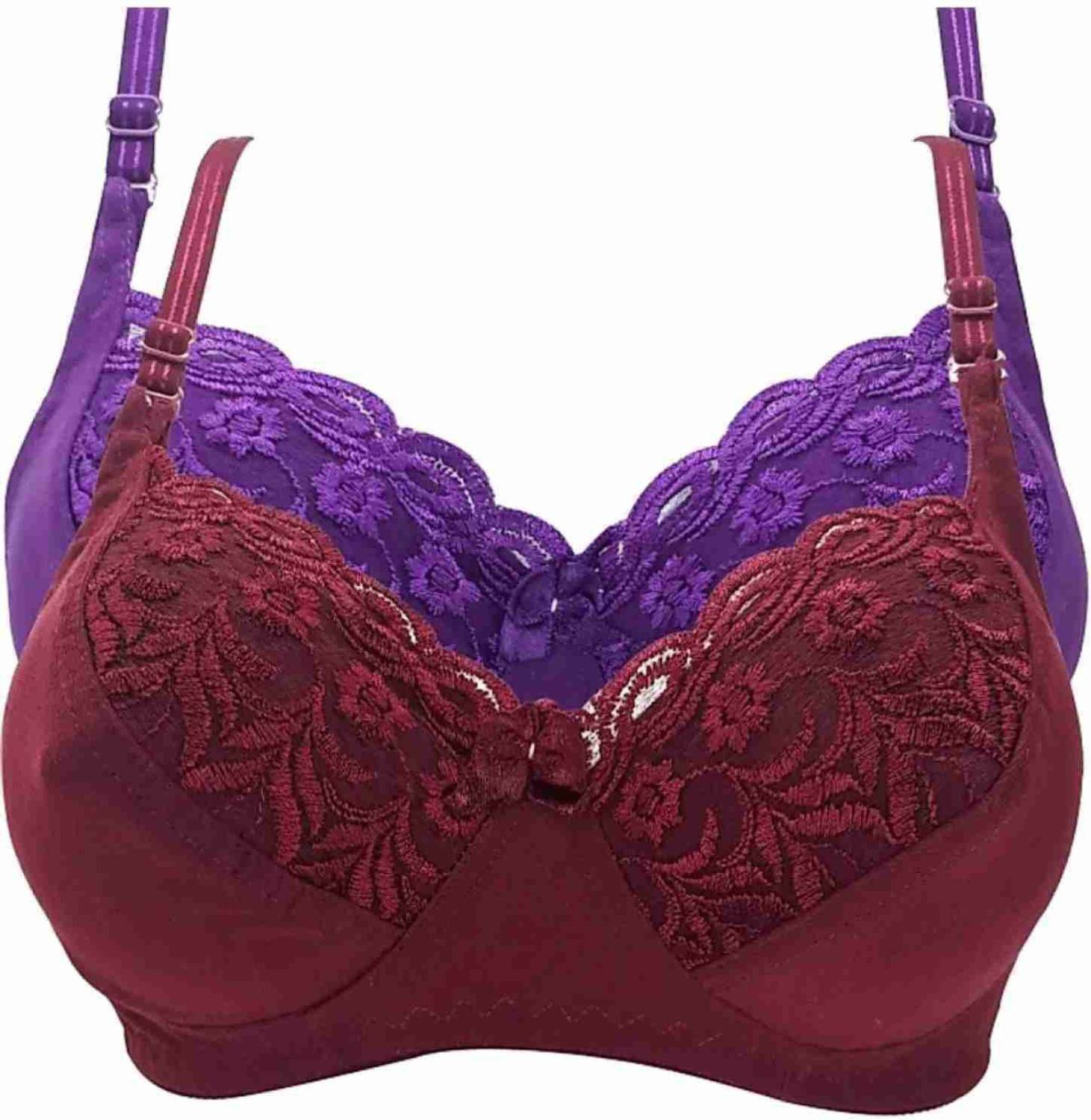 BLUE-WELL Women Full Coverage Non Padded Bra