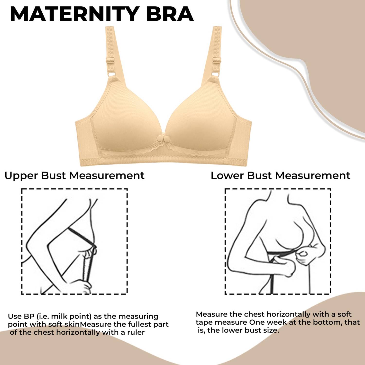 Bembika Exeptional Quality Material Baby Feeding Bra, Stylish Nursing Bra for Mother-34 Women Full Coverage Lightly Padded Bra