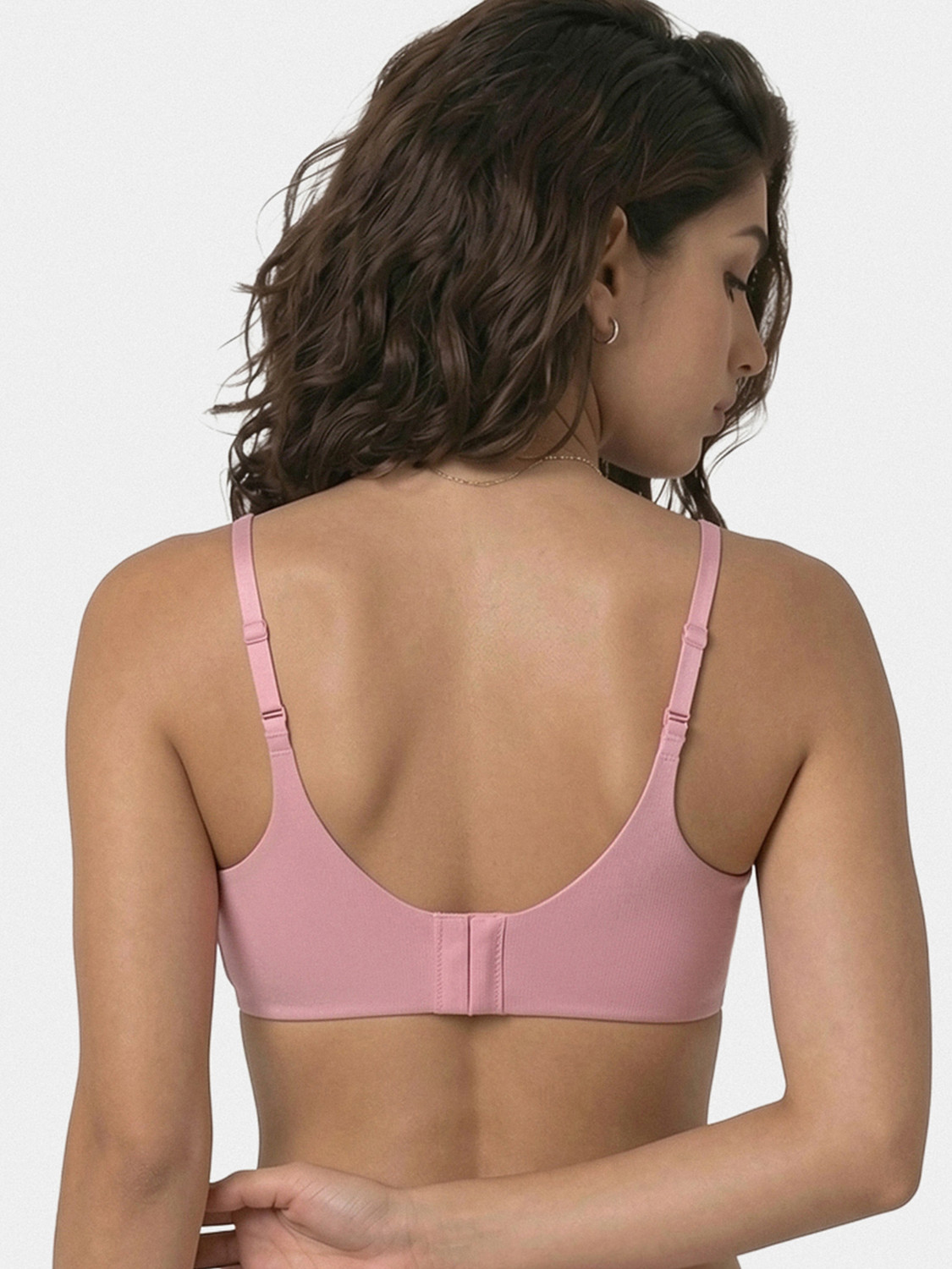 Image of Enamor Women T-Shirt Lightly Padded Bra (Pink)