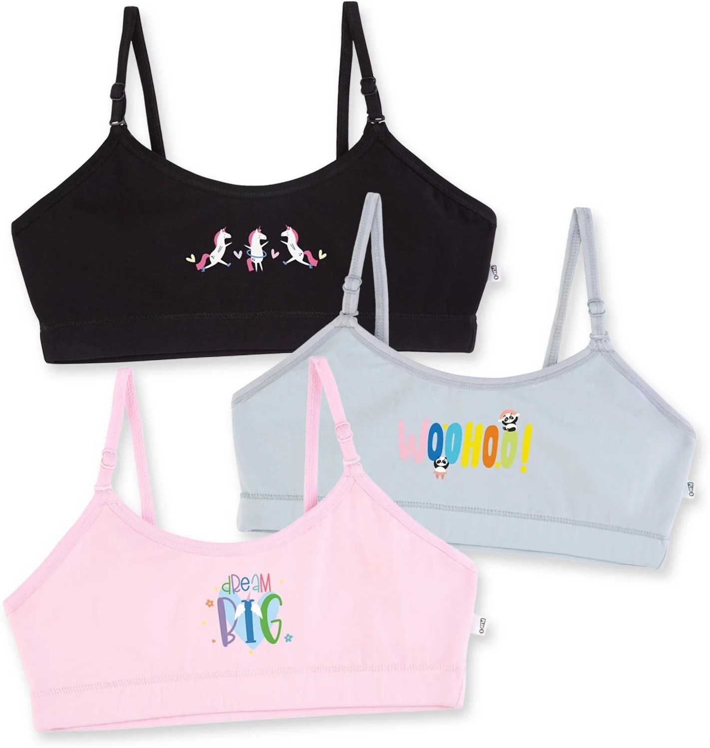 Image of YouGotPlanB TBS-DreamBig Girls Training /Beginners Non Padded Bra