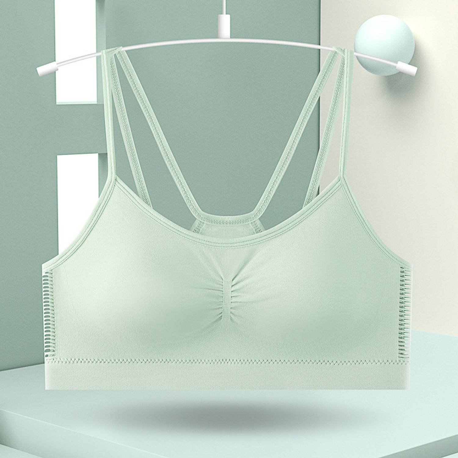 BEYONDIMAGINE Women Bralette Lightly Padded Bra