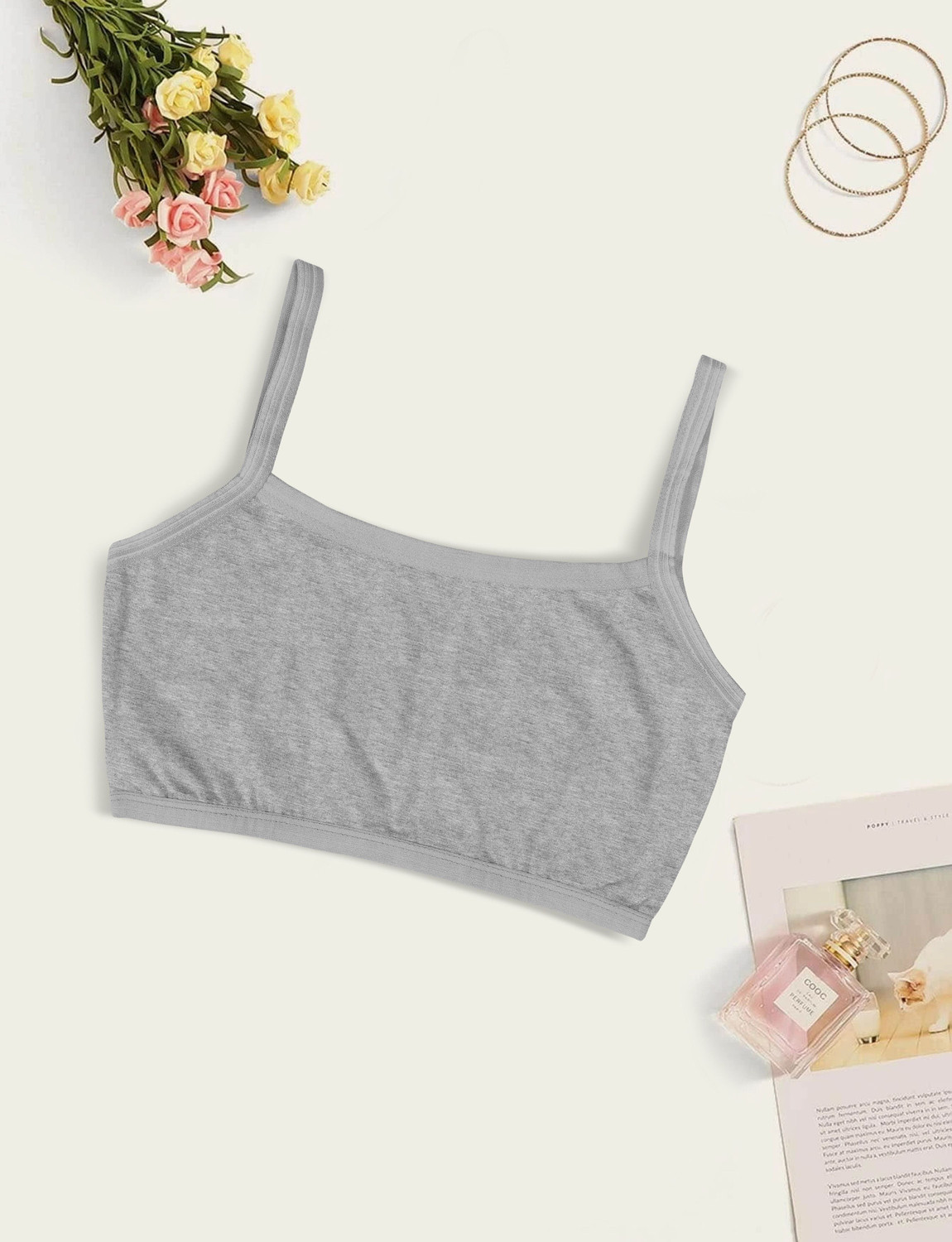 Image of LADHAVA Sports Bra For Women Gym Tops Ladies Underwear Non-Padded Women Bralette Non Padded Bra