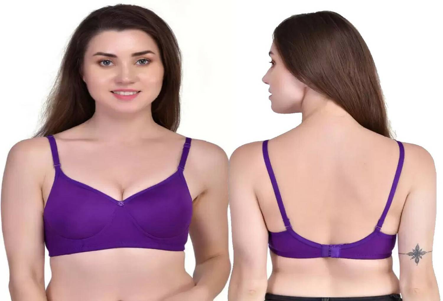 Apurwa Fashion New Neha Non Padded Bra Women Full Coverage Non Padded Bra