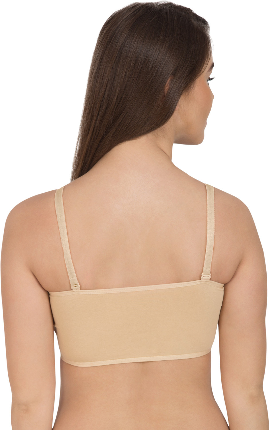 Image of TWEENS Tweens Beginners Sports Racer-Back Seamless Non-Padded T-Shirt Bra Women Full Coverage Non Padded Bra