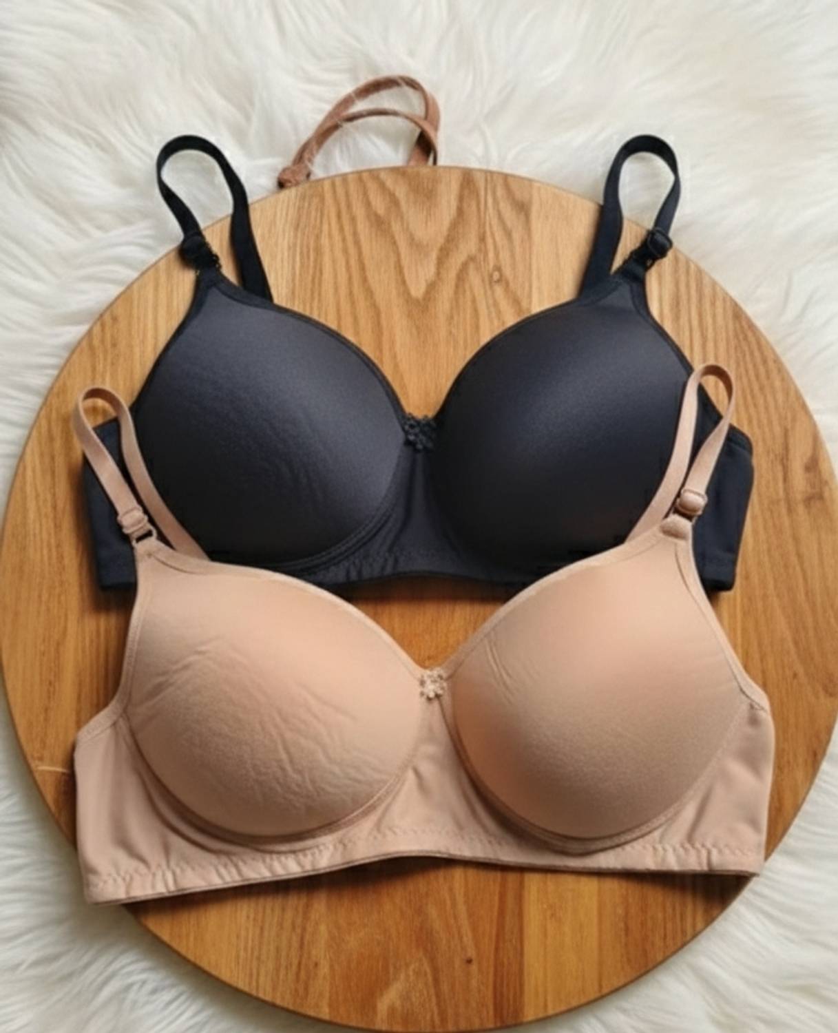 Anamta Pack of 2 Women Push-up Lightly Padded Bra Women Push-up Lightly Padded Bra