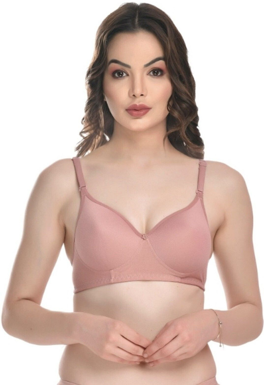 Image of VETPINS Women T-Shirt Lightly Padded Bra
