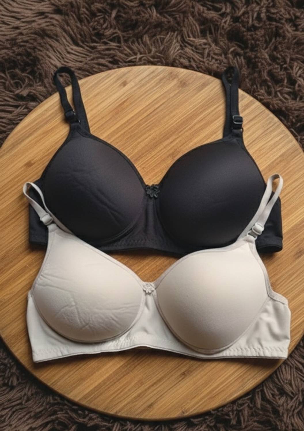 Anamta Pack of 2 Women Push-up Lightly Padded Bra Women Push-up Lightly Padded Bra