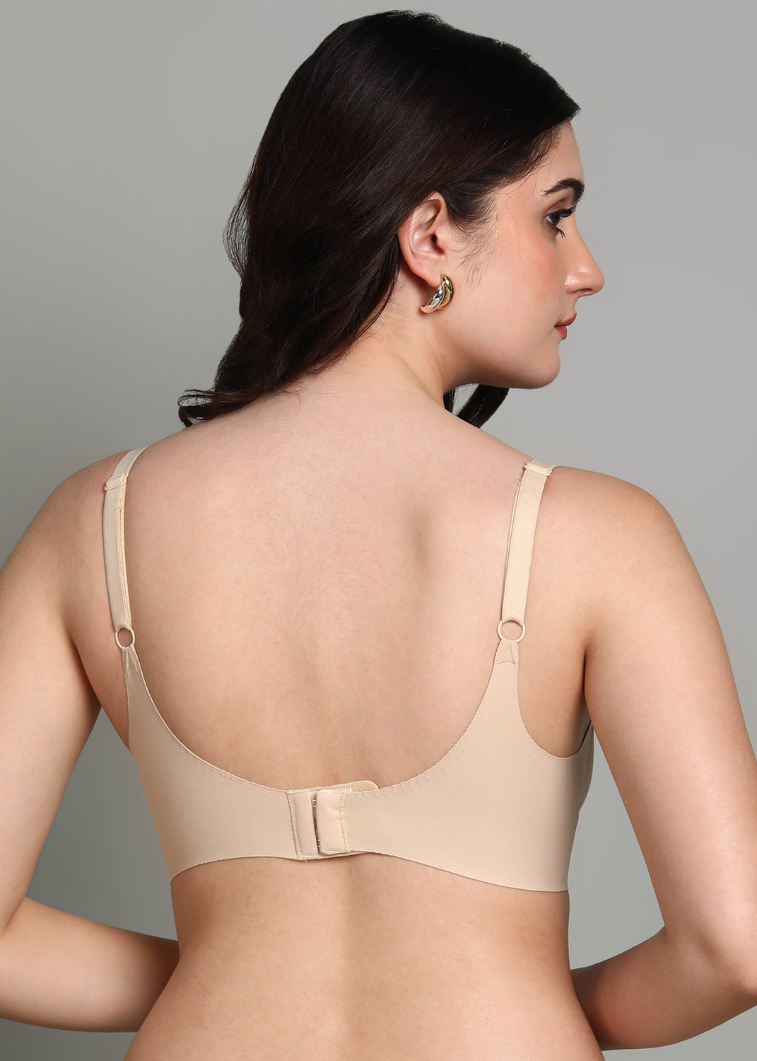 Image of Dressberry Dressberry Invisi-Fit Seamless Bonded No-Show Lightly Padded Bra Women Everyday Lightly Padded Bra