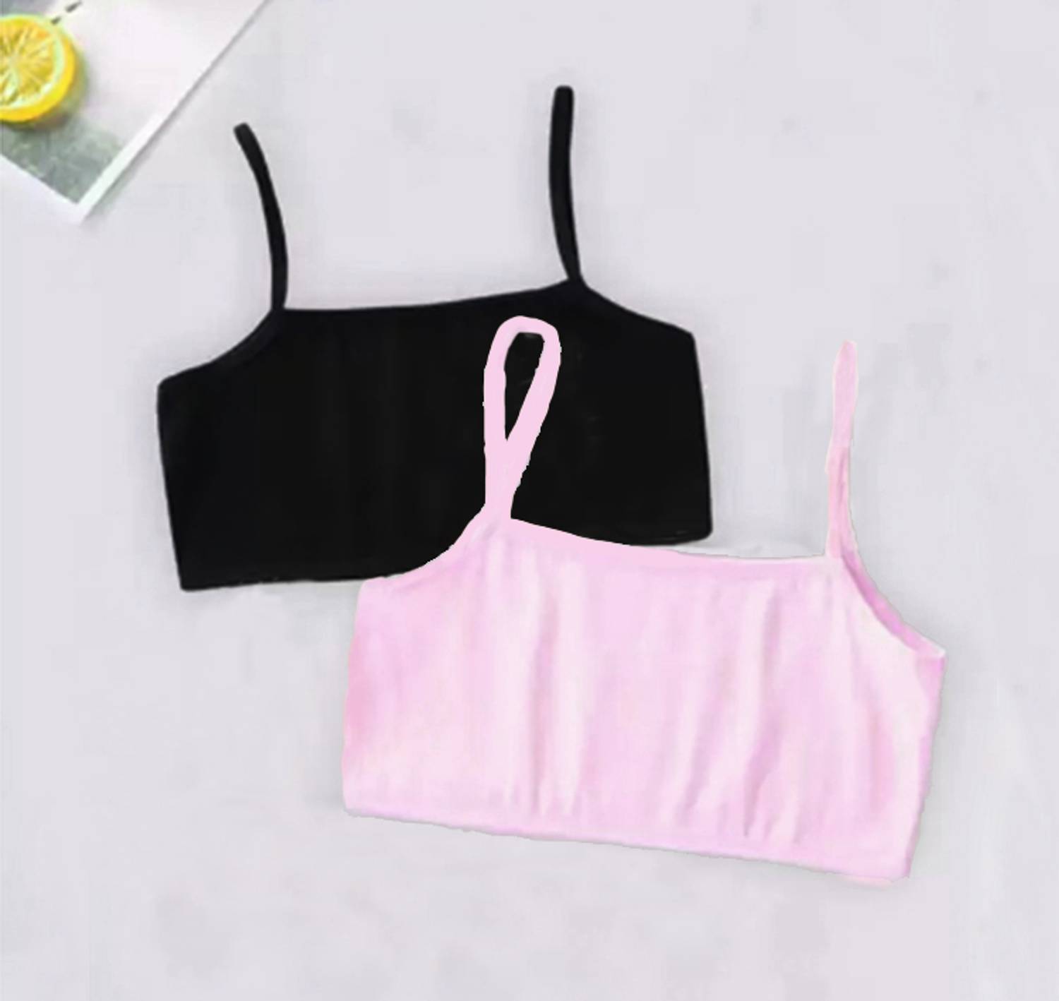 BRAAFEE Girls non padded full coverage cotton beginner sports bra Girls Training/Beginners Non Padded Bra