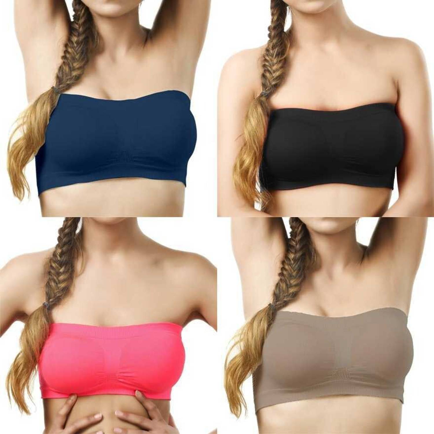 BRATON Women Bandeau/Tube Non Padded Bra