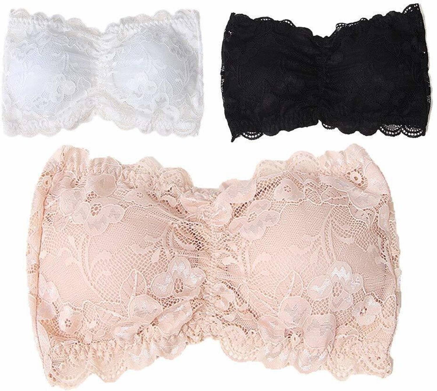 elita Women Bandeau/Tube Lightly Padded Bra