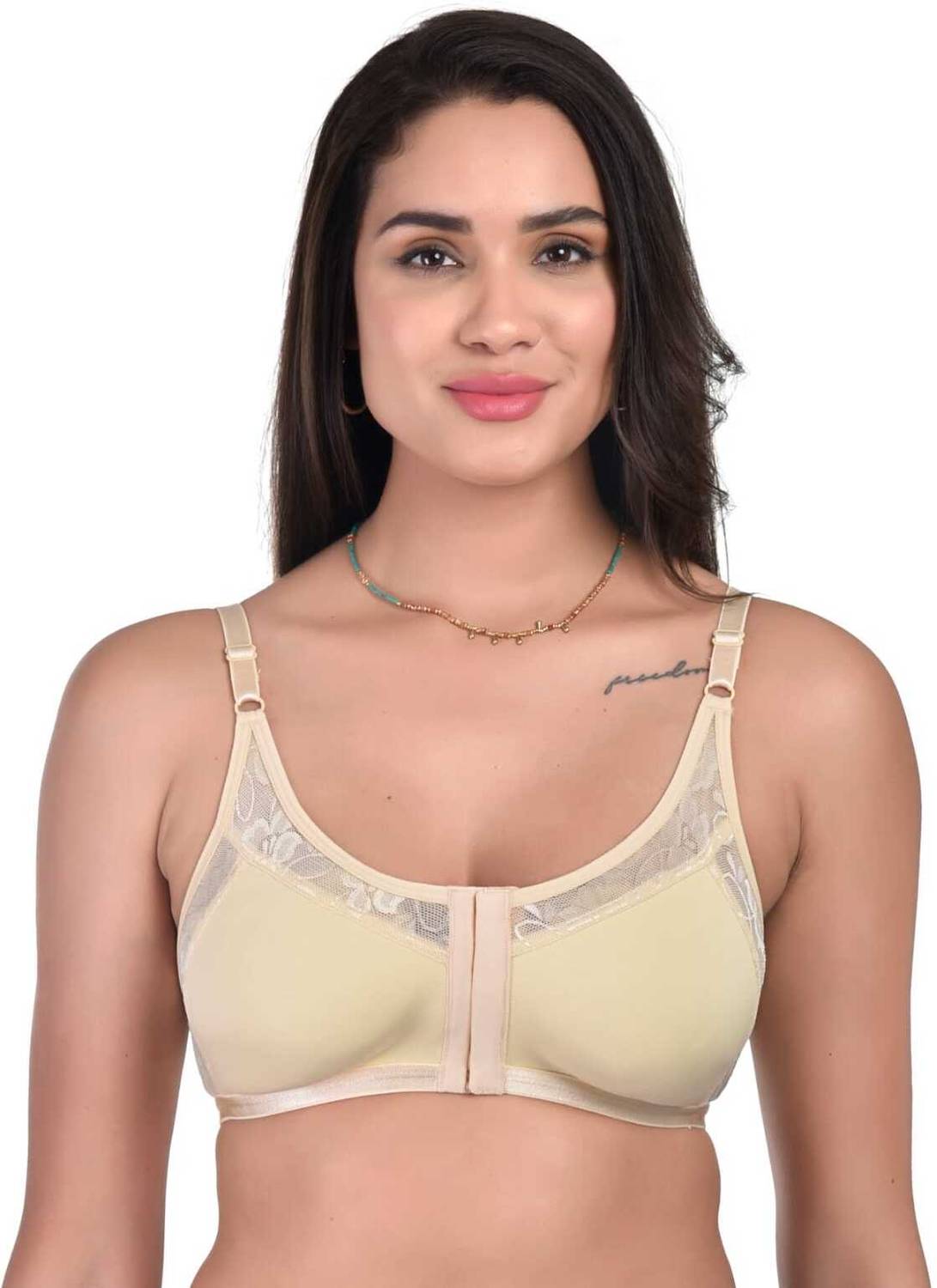 Belvino SPACER FRONT OPEN Women Full Coverage Non Padded Bra