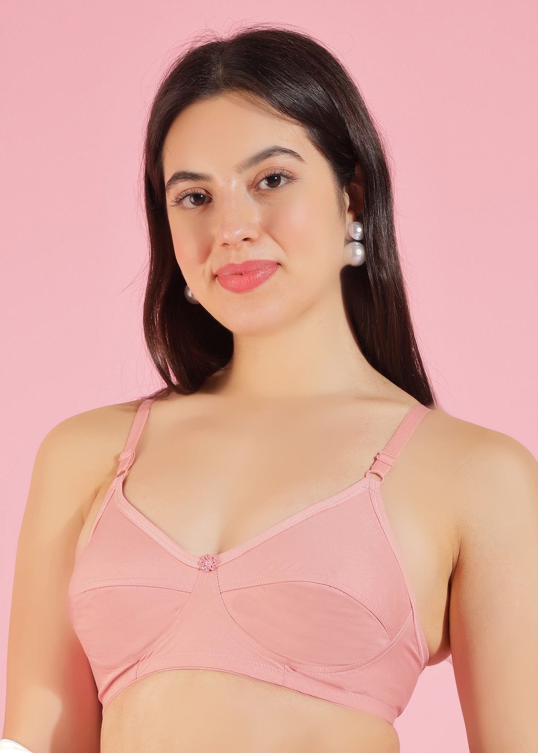 Image of Dollar Missy Women Everyday Non Padded Bra (Pink)