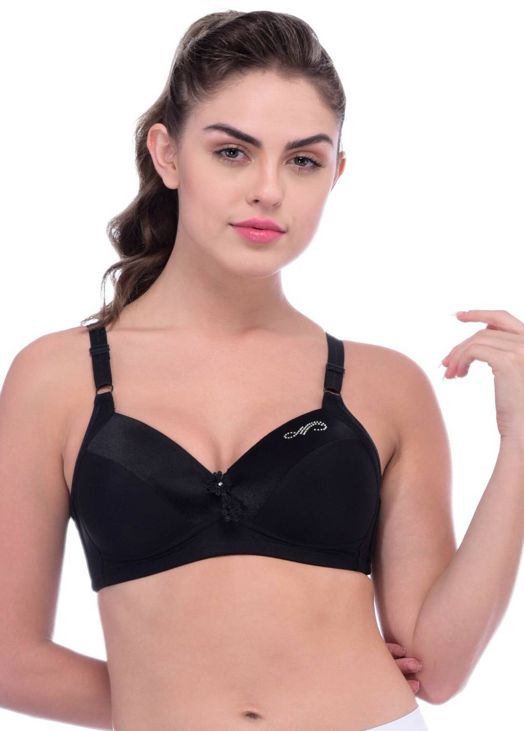 Piftif Seamless Full Covrage Side Bulge Covrage Women Push-up Lightly Padded Bra
