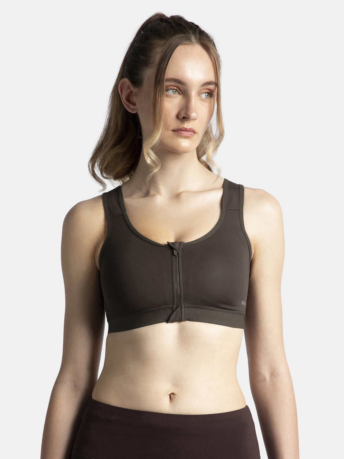 Image of JOCKEY MI10 Active Wear Microfiber Stretch Women Sports Lightly Padded Bra
