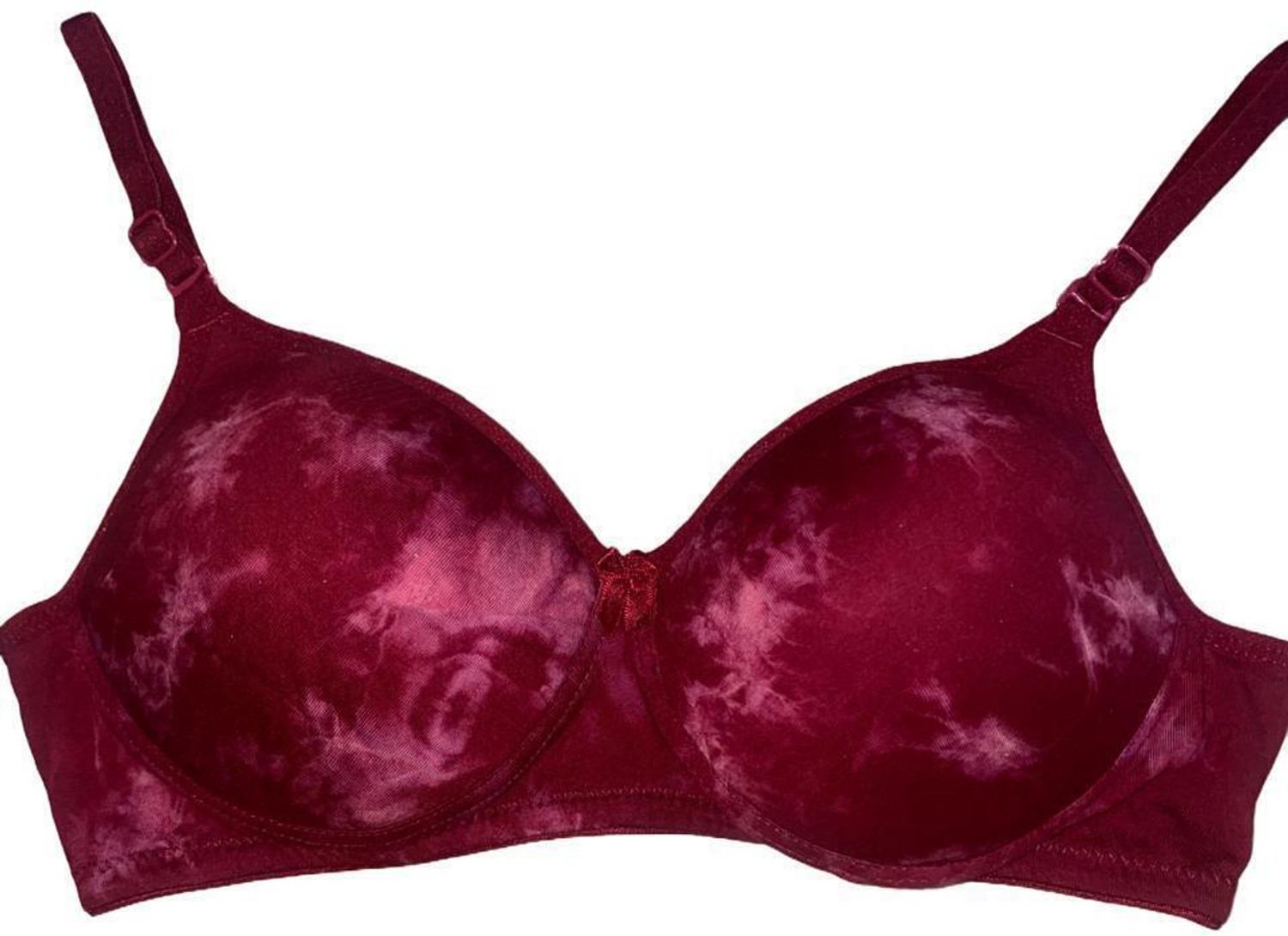 Image of SUPER BEAUTY SB Pack of 3 Woman's Padded Bra Full Coverage Cotton Blend (Multicolor) Women Full Coverage Lightly Padded Bra