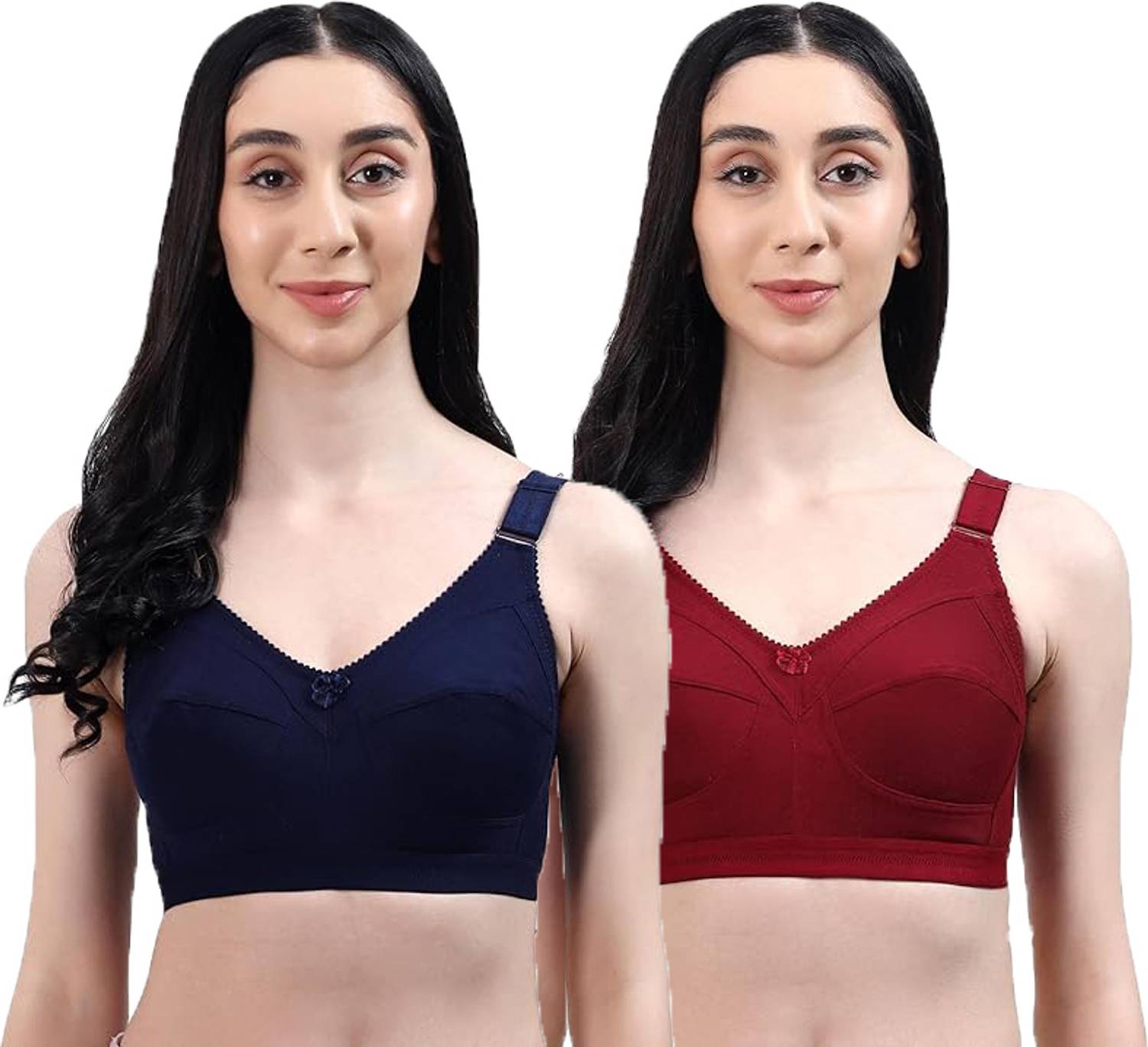 Auletics Women T Shirt Non Padded Bra Women Full Coverage Non Padded Bra