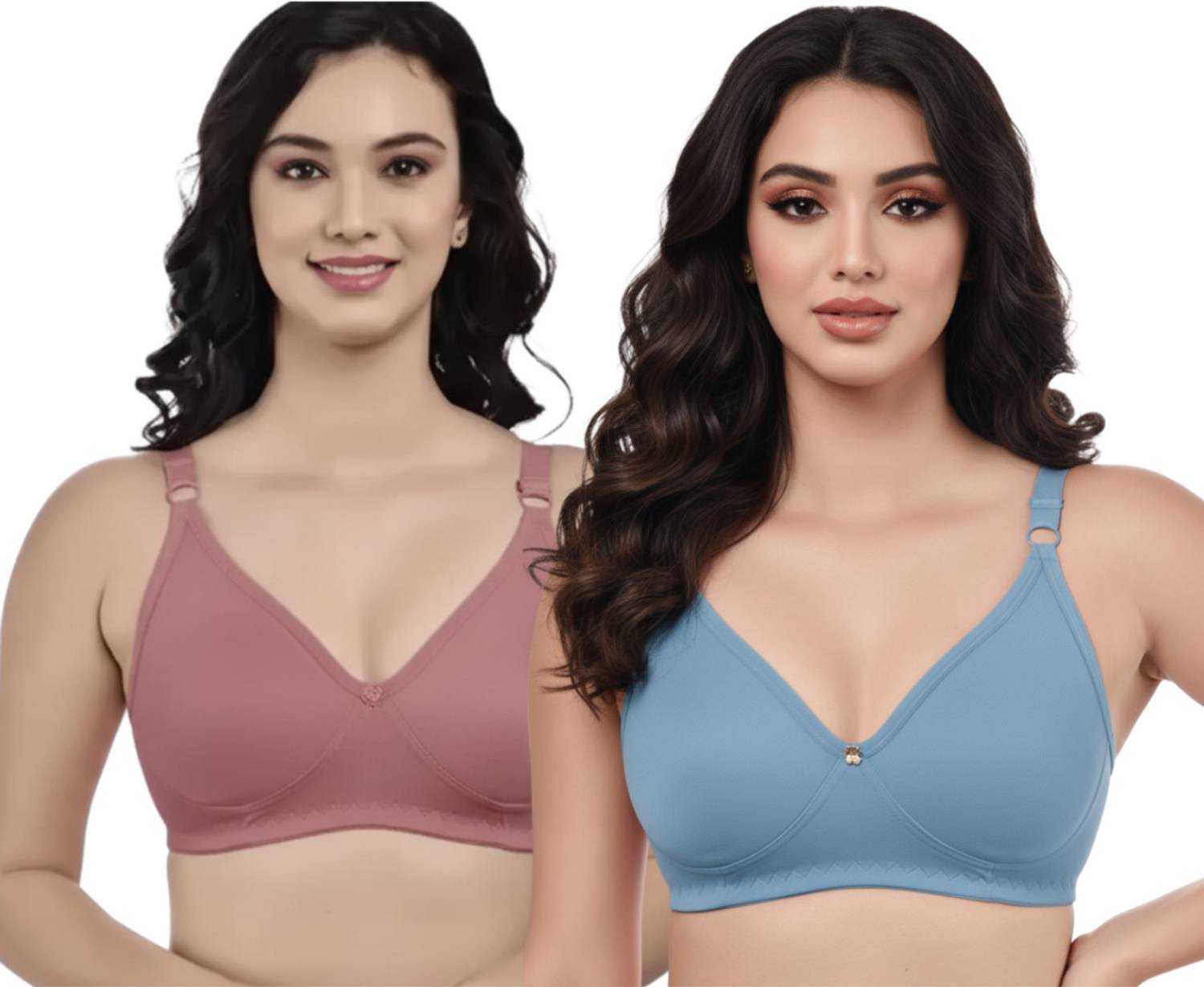 Black Wings Bra For Women Women Full Coverage Non Padded Bra