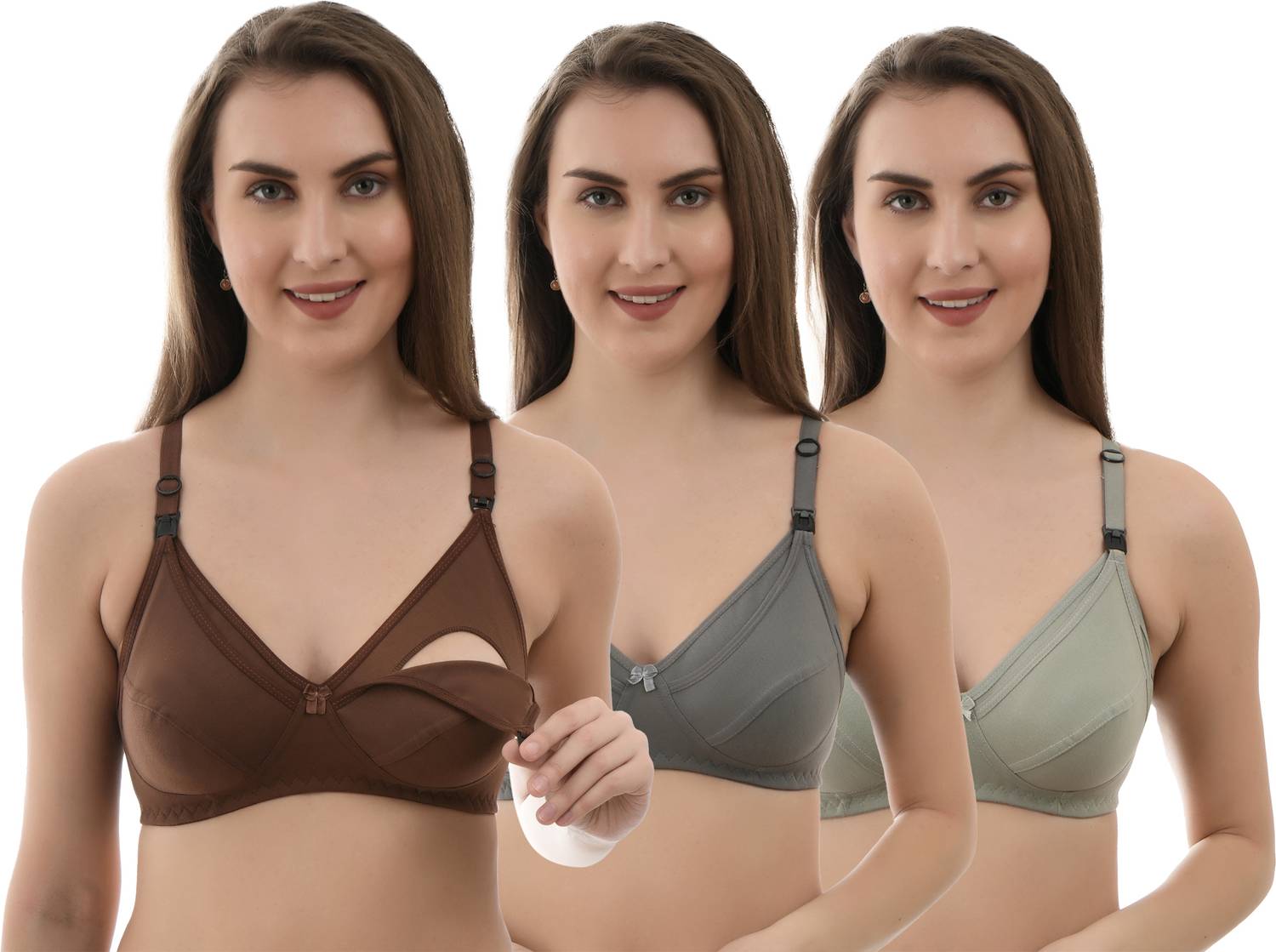 Bilqis Women Maternity/Nursing Non Padded Bra