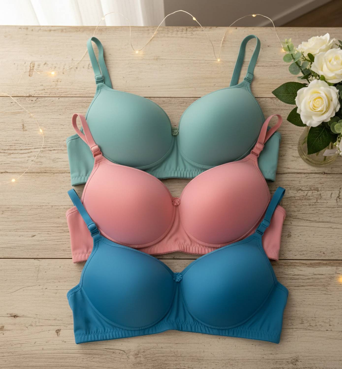 ASR Padded Bra Women Full Coverage Lightly Padded Bra
