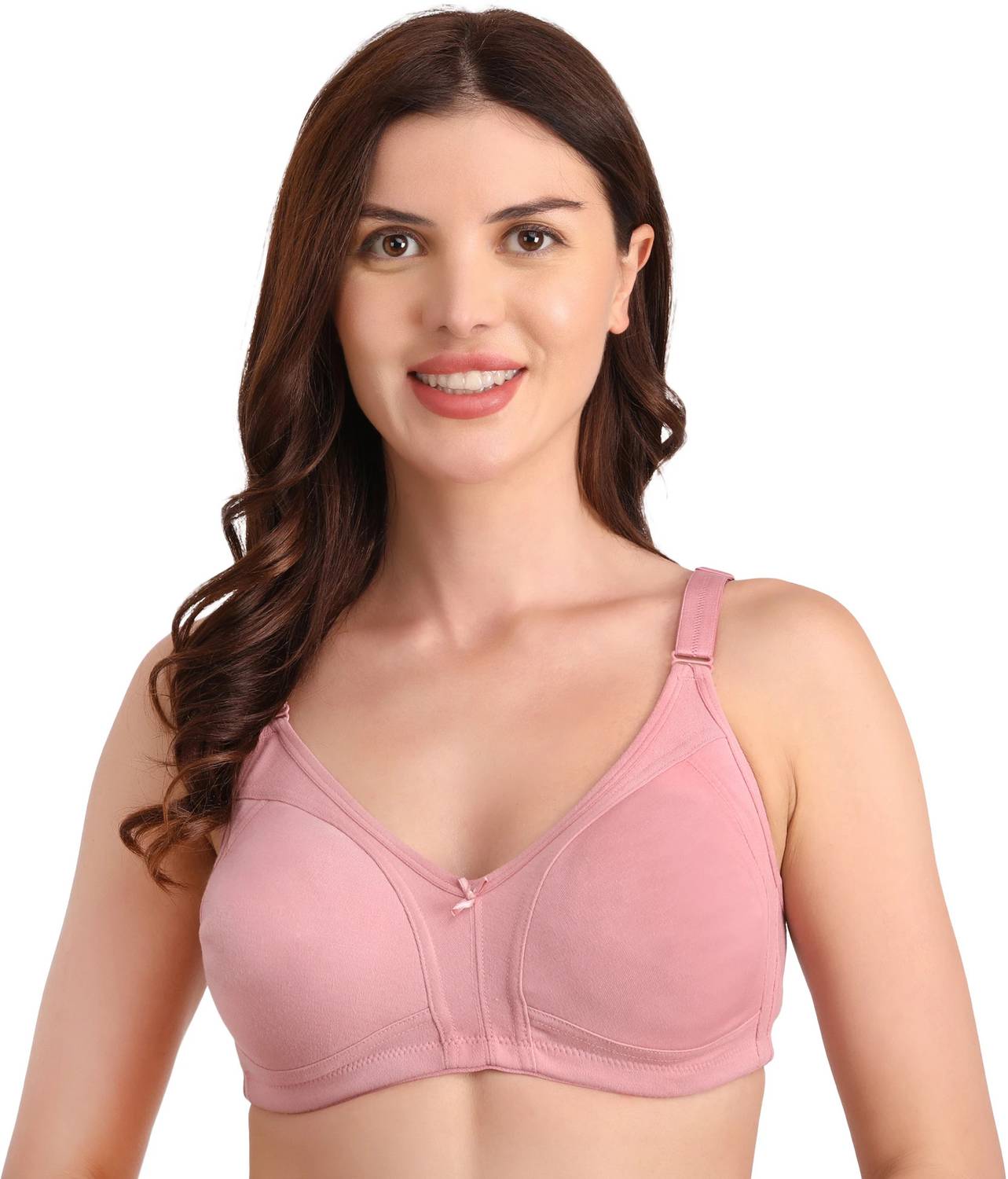 Bella Beauty Non Padded Full Coverage Seamed-Cup T-Shirt Bras Women Full Coverage Non Padded Bra