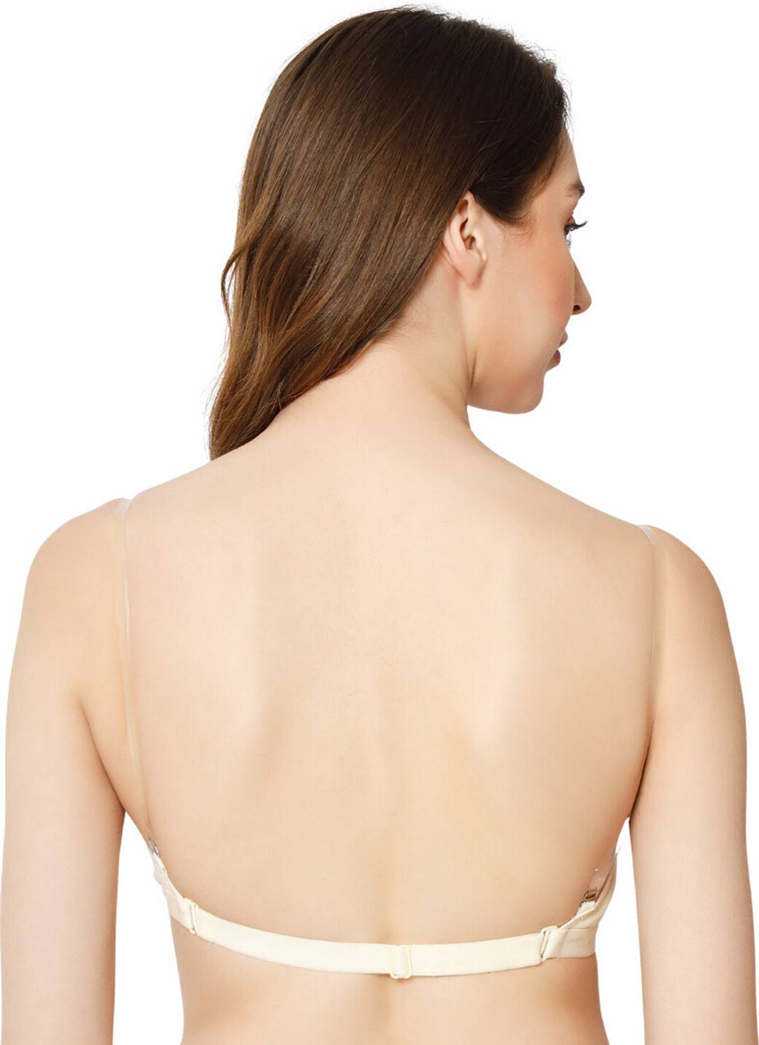 Bewild Backless Padded Bra Beige - Image 2