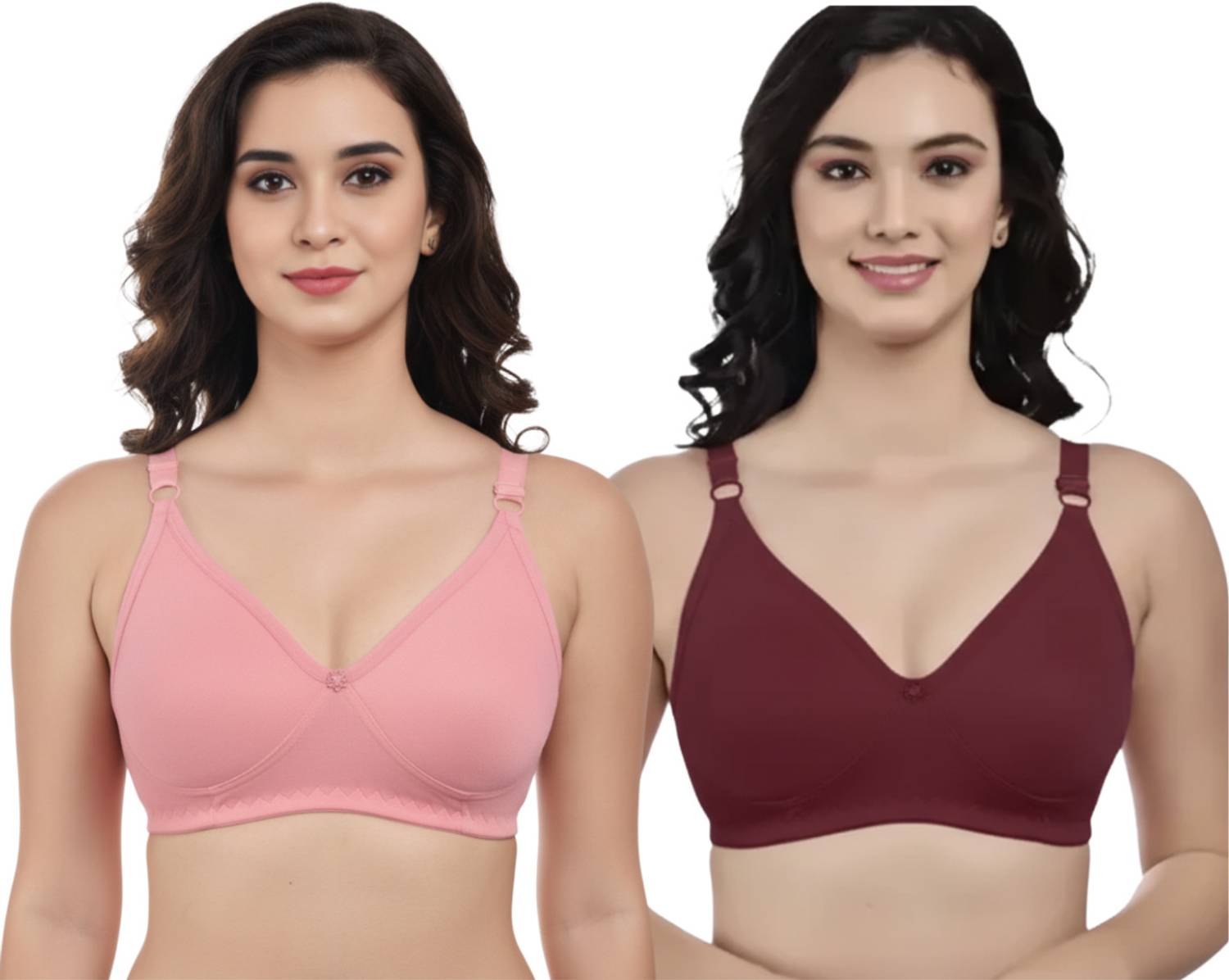 Black Wings Bra For Women Women Full Coverage Non Padded Bra