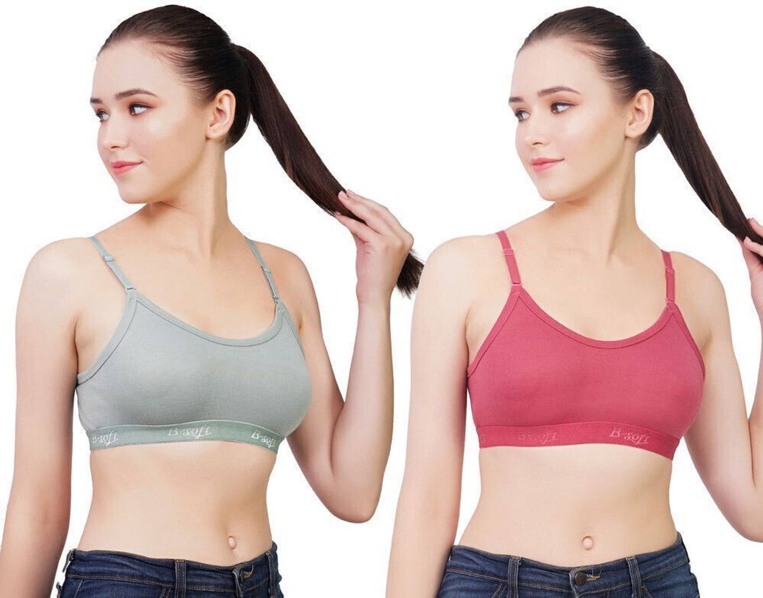 B-SOFT MSB-201 Sports Bra For Women Women Sports Non Padded Bra