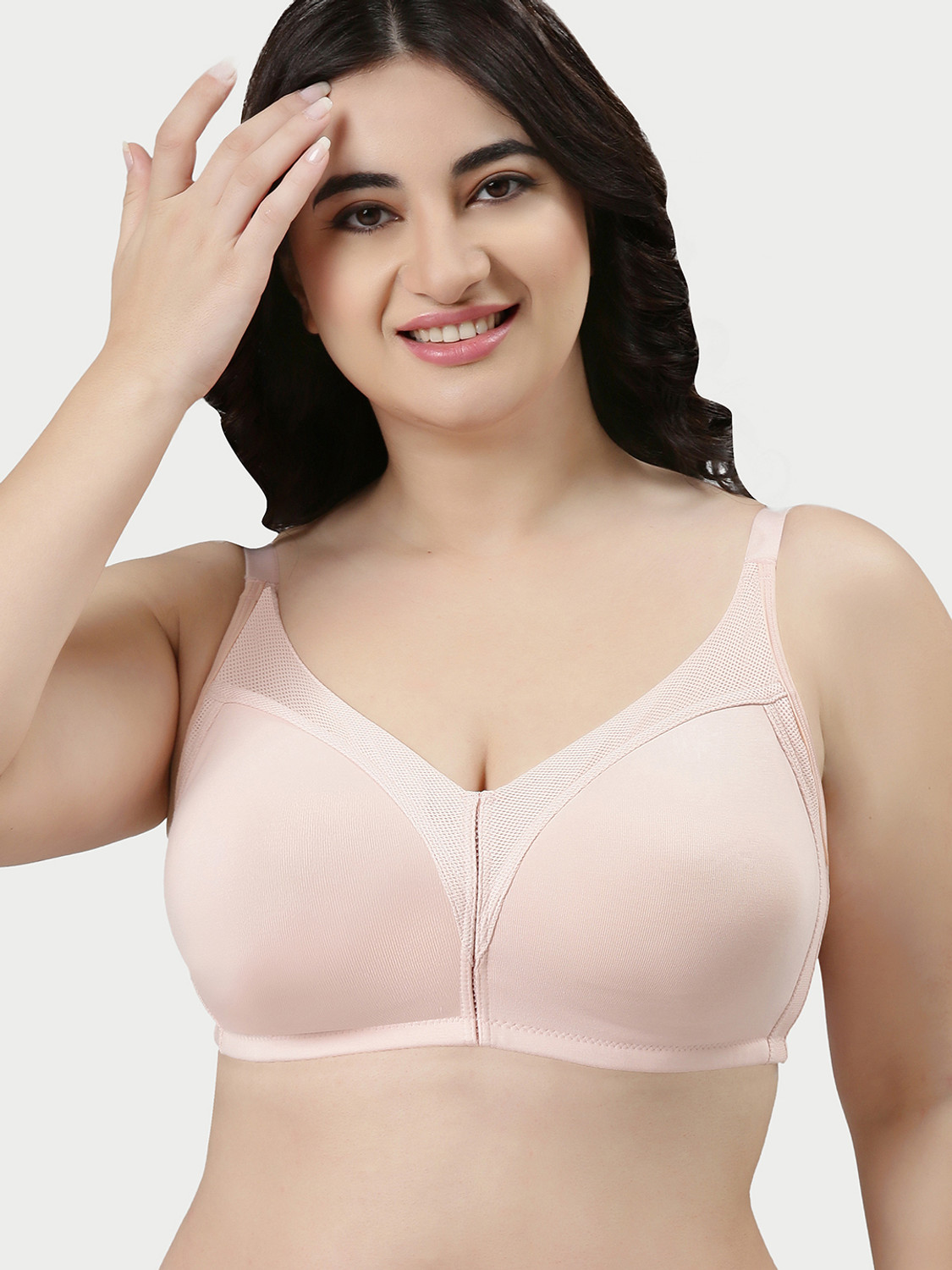 Image of Enamor Women Everyday Non Padded Bra (Pink)