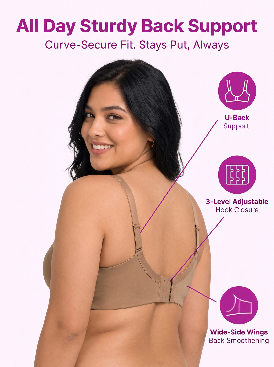 Image of Sushme SUSHME Women's Cotton Full Coverage EverydayT-Shirt Bonded Bra Women T-Shirt Lightly Padded Bra