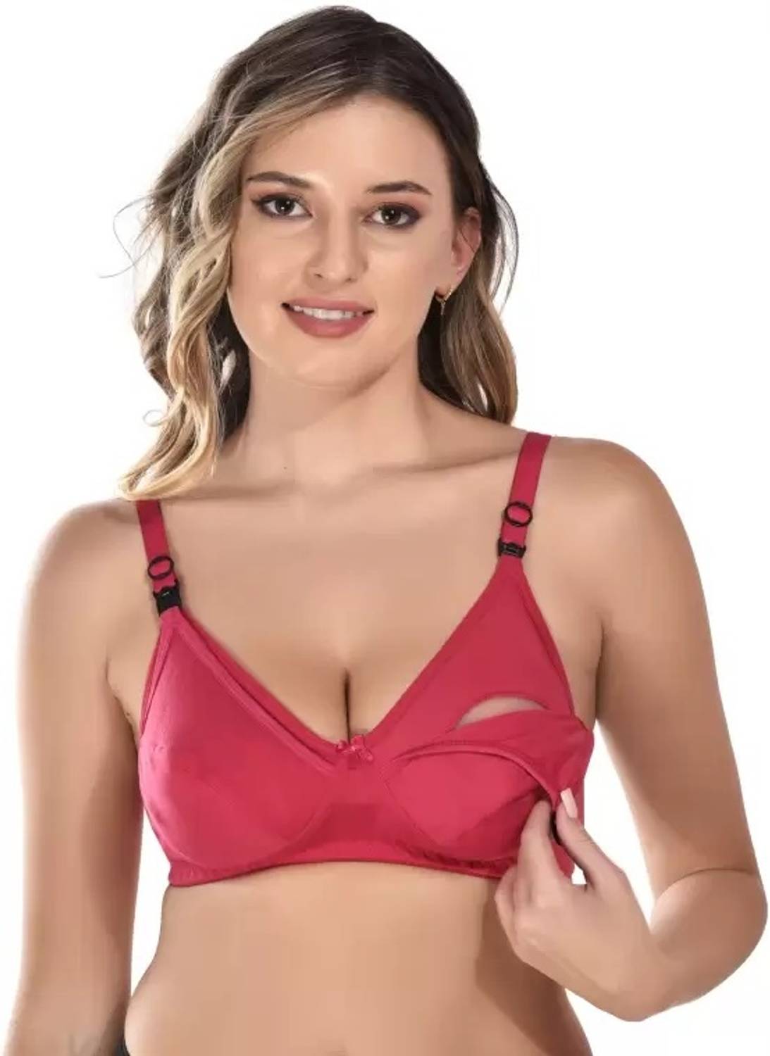Auletics maternity bra for feeding Women Maternity/Nursing Non Padded Bra