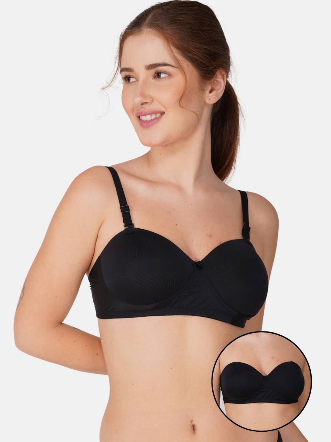 Bewild Demi-Cup Women Balconette Lightly Padded Bra