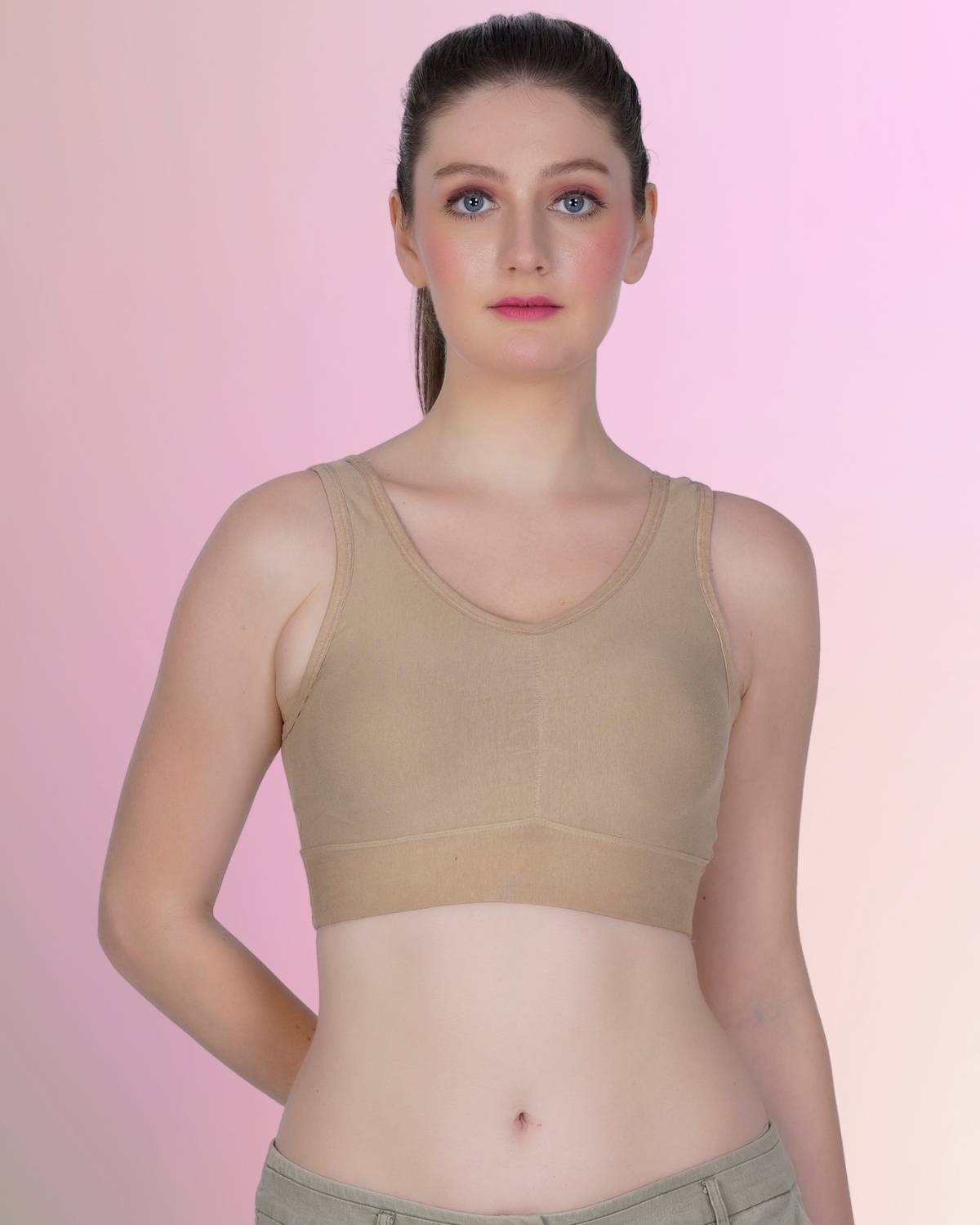Bewings Women Sports Lightly Padded Bra