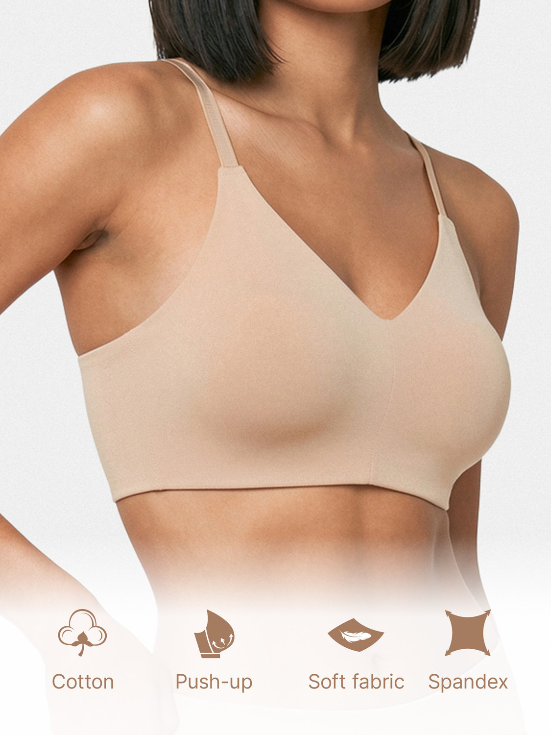Image of Enamor Full Coverage, Wirefree A027 Ultra Smoothening Cotton Women T-Shirt Non Padded Bra
