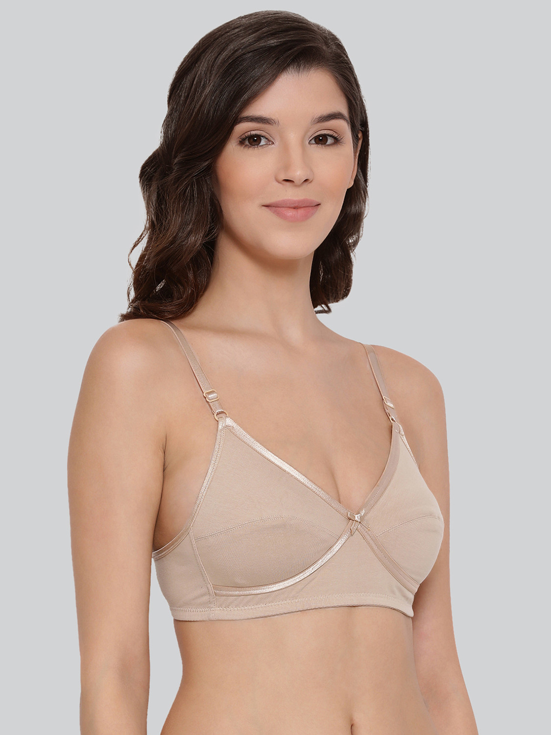 Image of Lyra Pack of 2 Women Everyday Non Padded Bra (Multicolor)