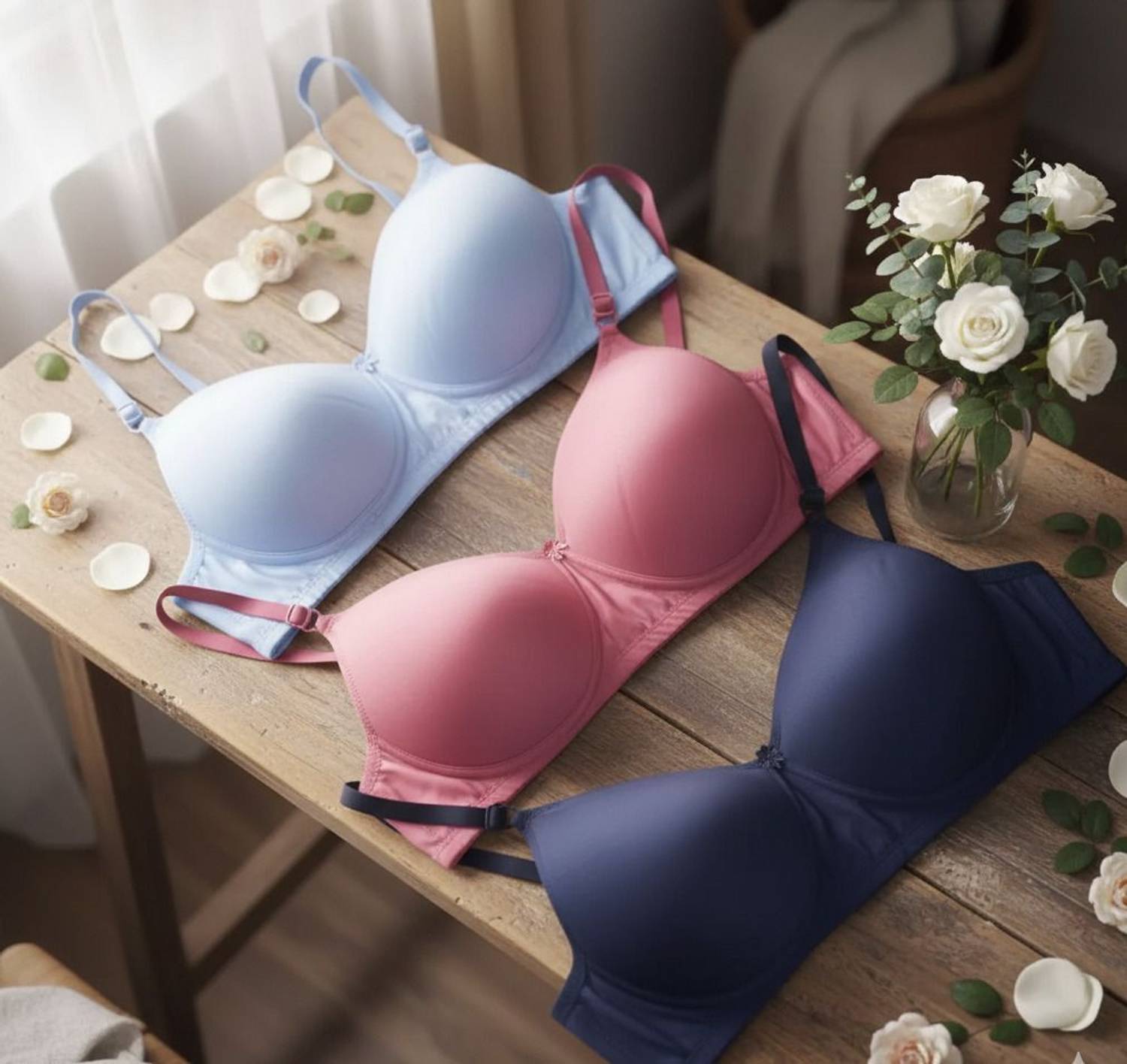 ASR Padded Bra Women Full Coverage Lightly Padded Bra