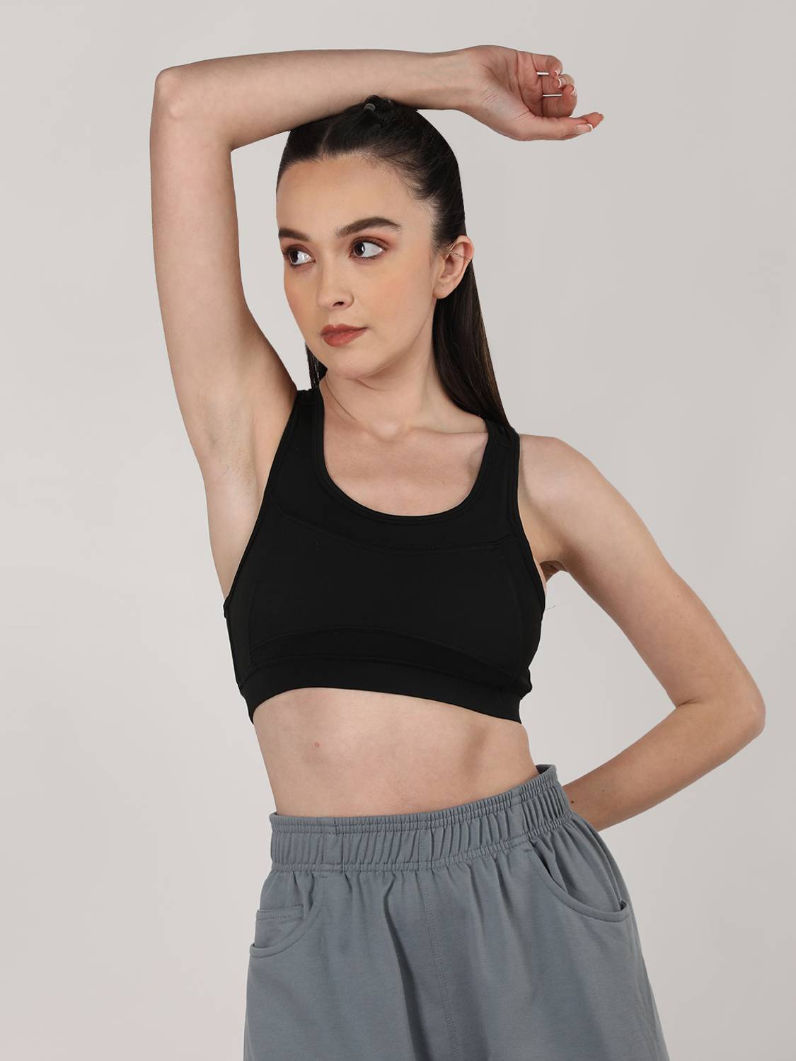 CHKOKKO Sports Bra Women Sports Lightly Padded Bra