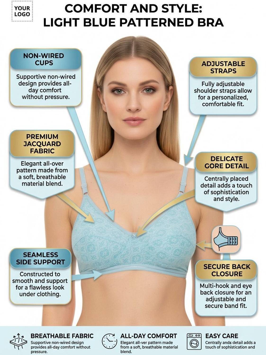 beautyline Ellena Women Everyday Non Padded Bra