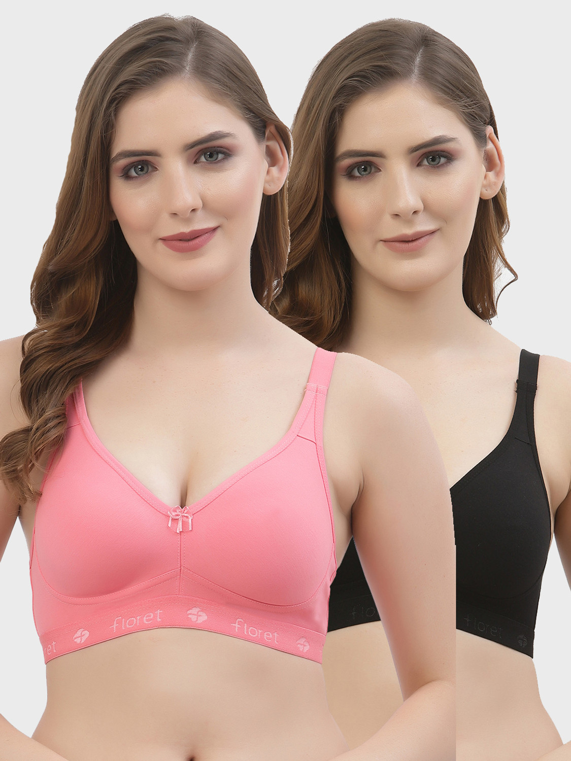 Image of Floret Floret Women Non Padded & Non-Wired Full Coverage T Shirt Bra Women T-Shirt Non Padded Bra