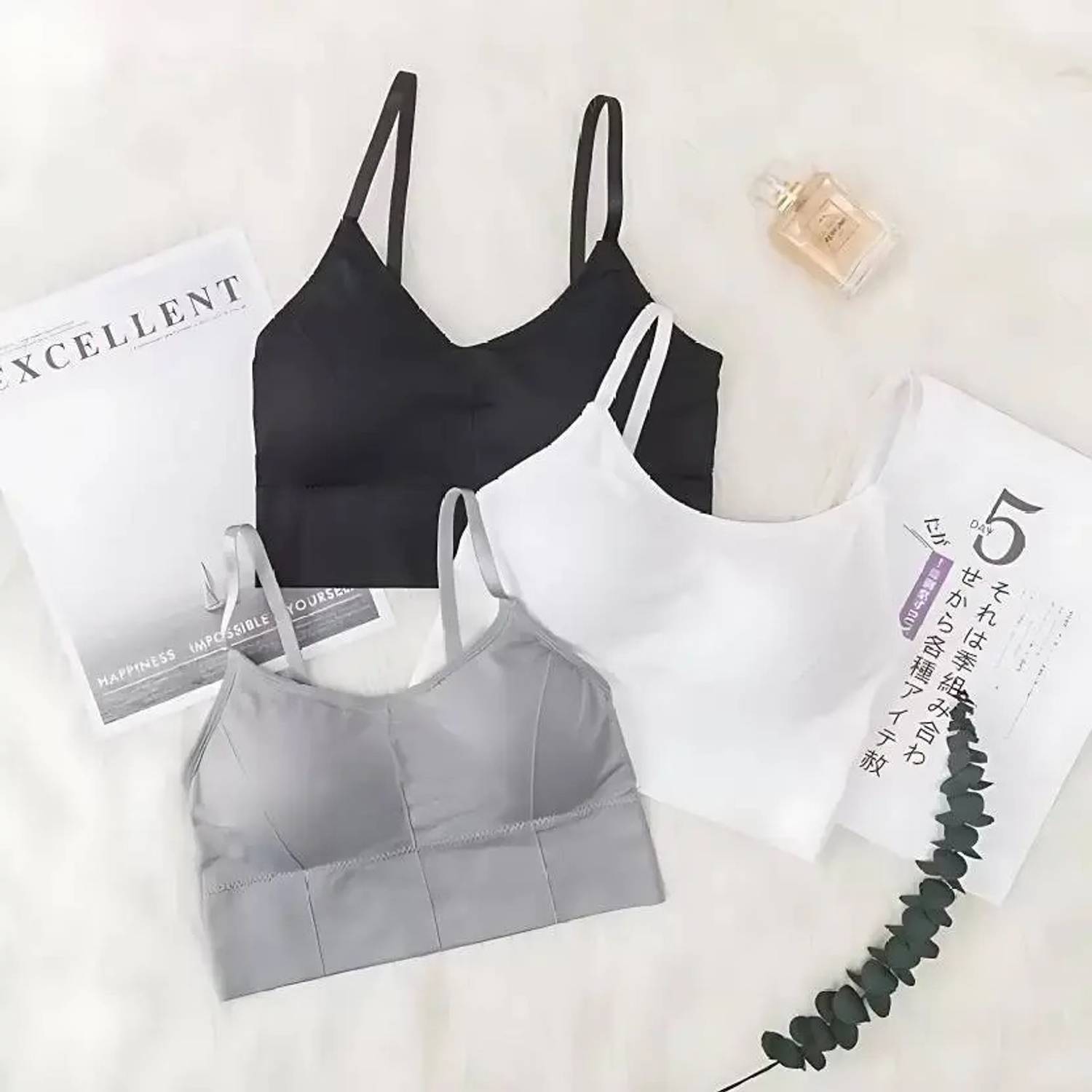 CALBONE Unique Design Women Bralette Lightly Padded Bra