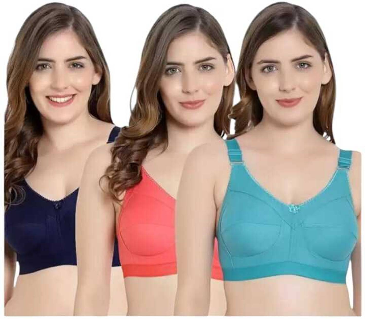 AGE18 Women Full Coverage Non Padded Bra