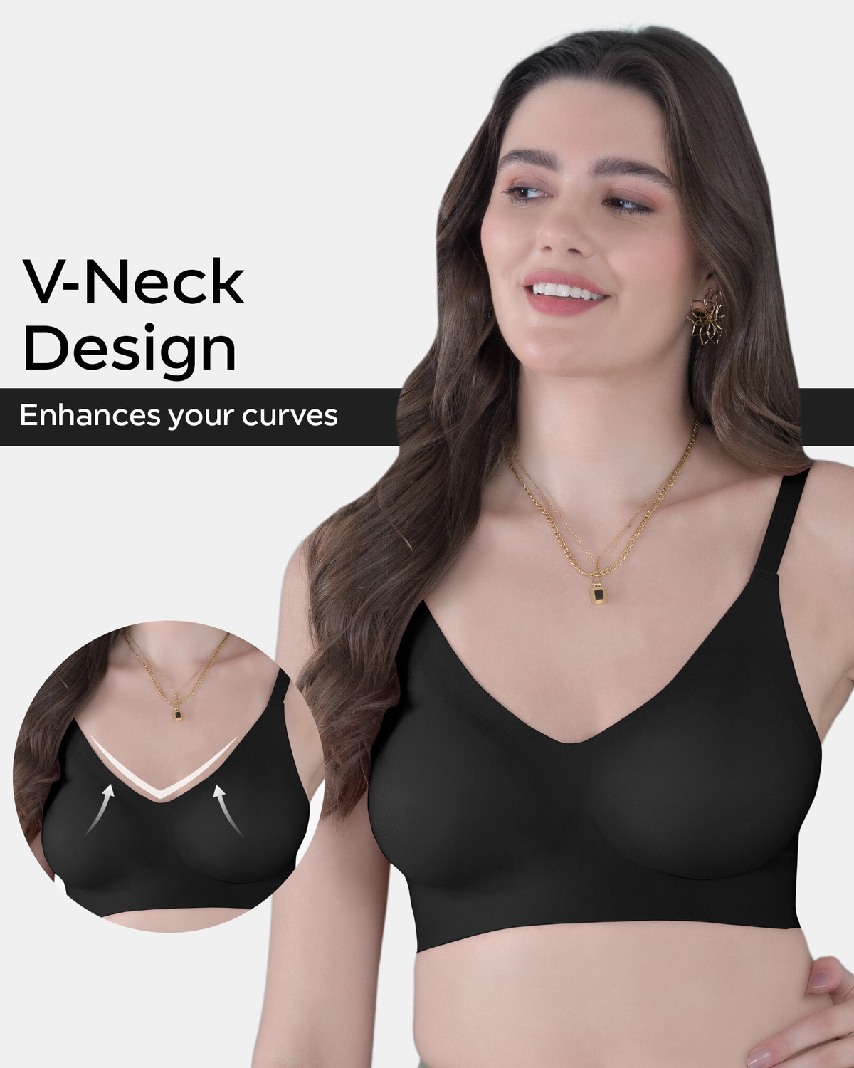 Image of TWEENS Tweens Invisi-Fit Seamless Bonded Lightly Padded Bra Women Everyday Lightly Padded Bra